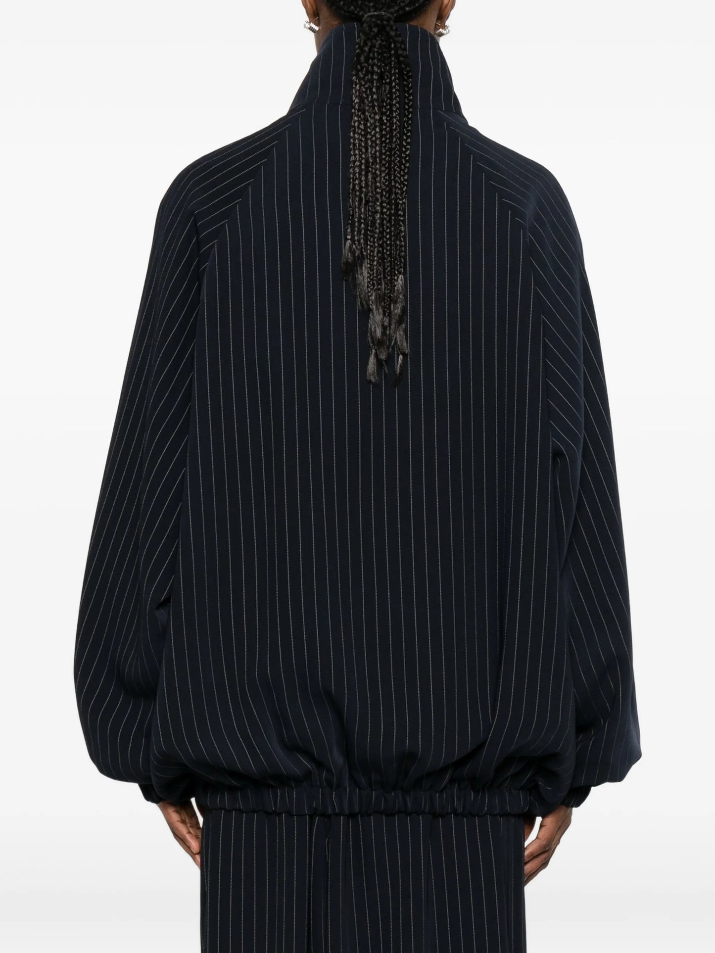 Baxter pinstripe zip jacket