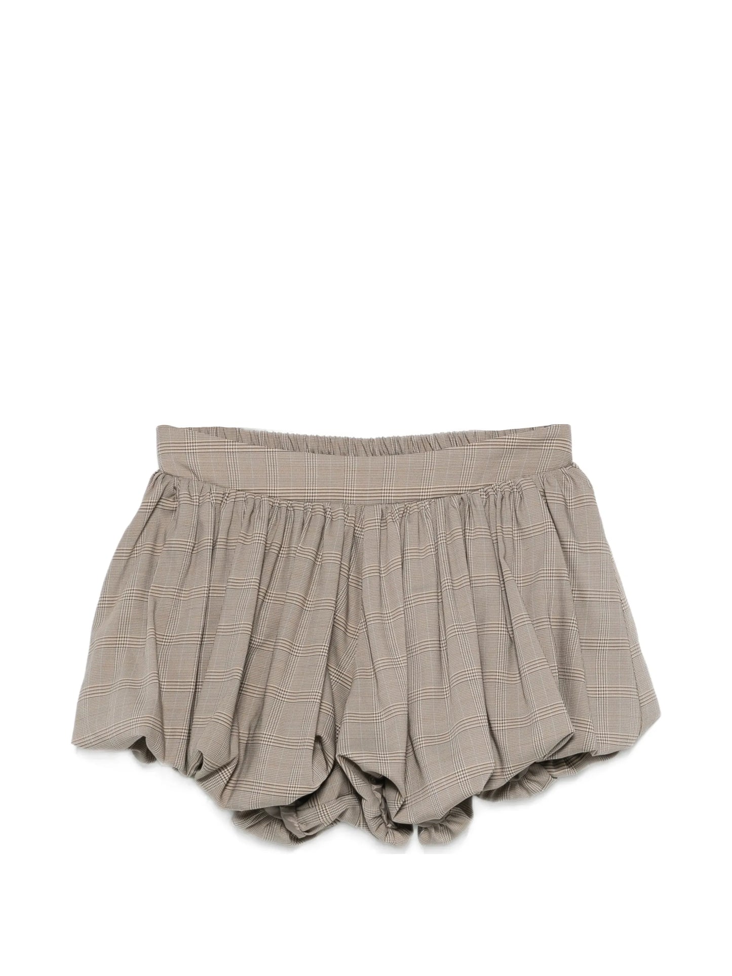 Alina bubble-hem shorts