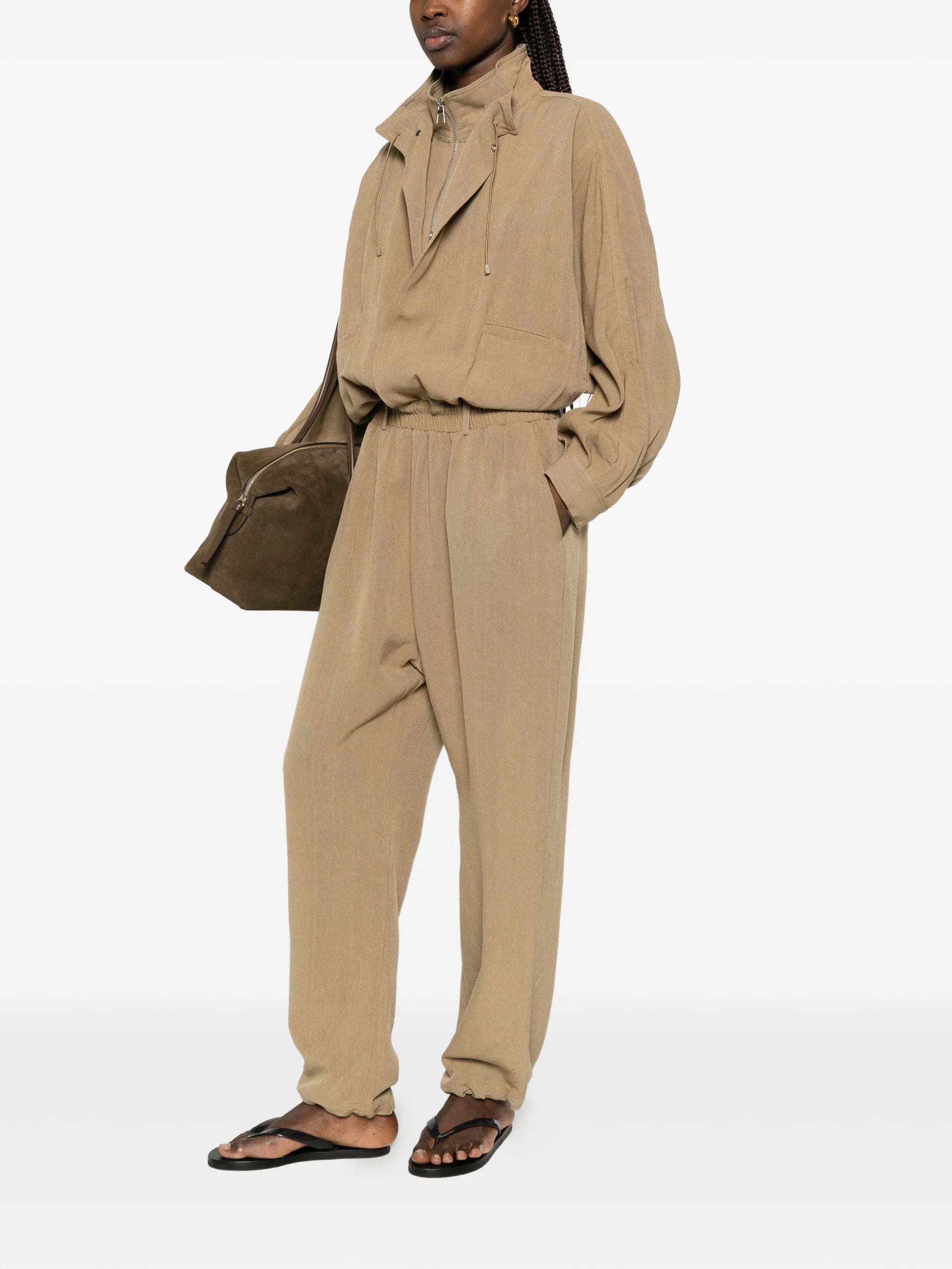 drawstring jumpsuit