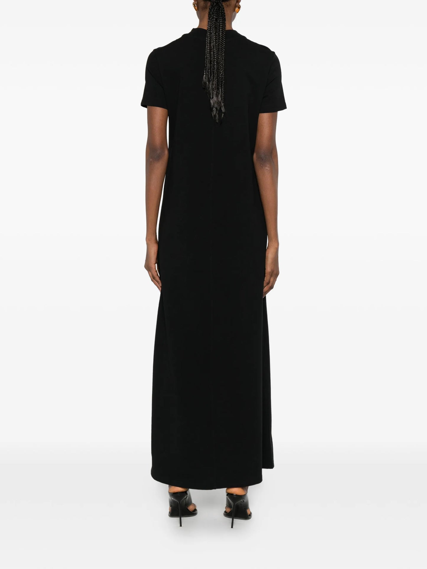 Malo shor-sleeves midi dress