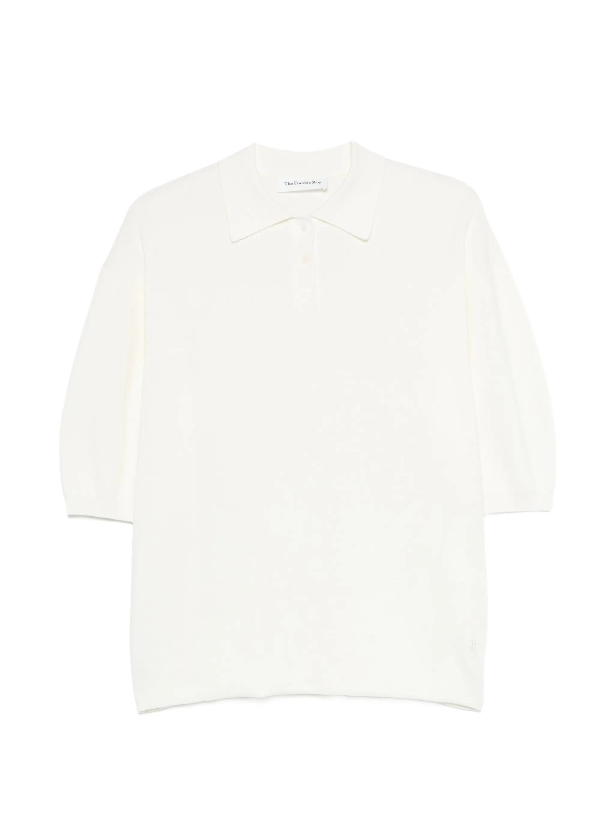 Nola short-sleeve knit polo top