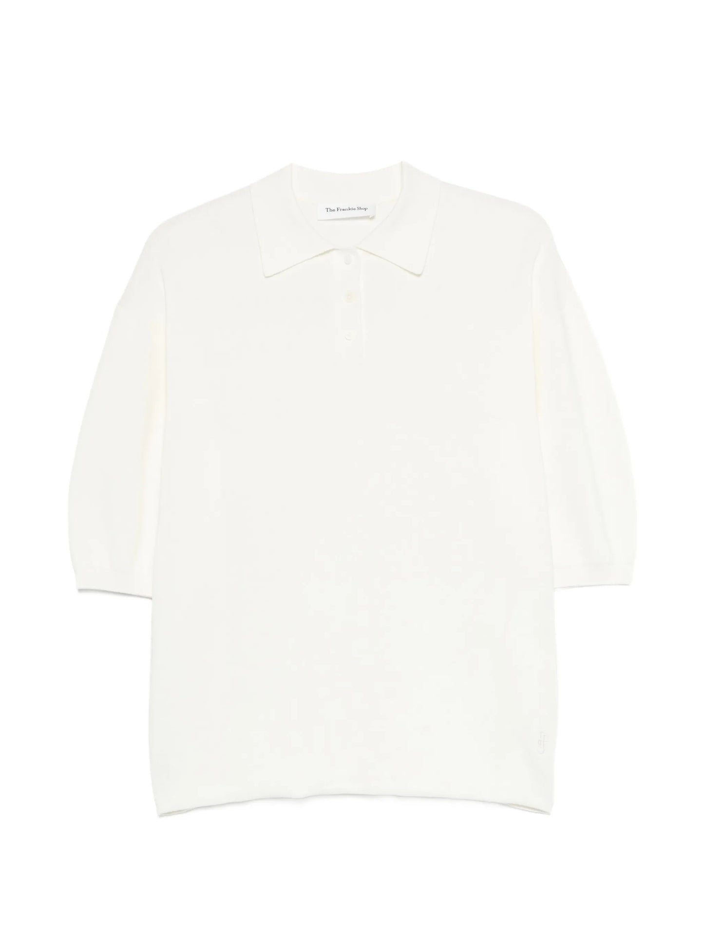 Nola short-sleeve knit polo top