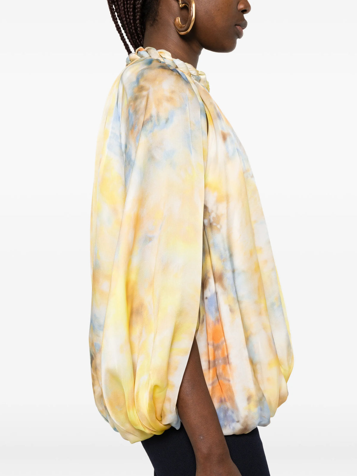 Alchemy twist billow blouse