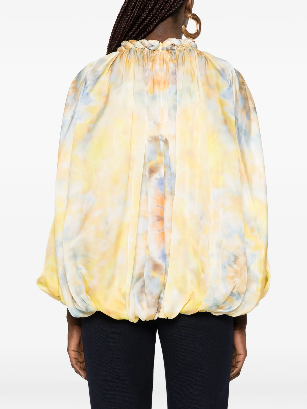 Alchemy twist billow blouse