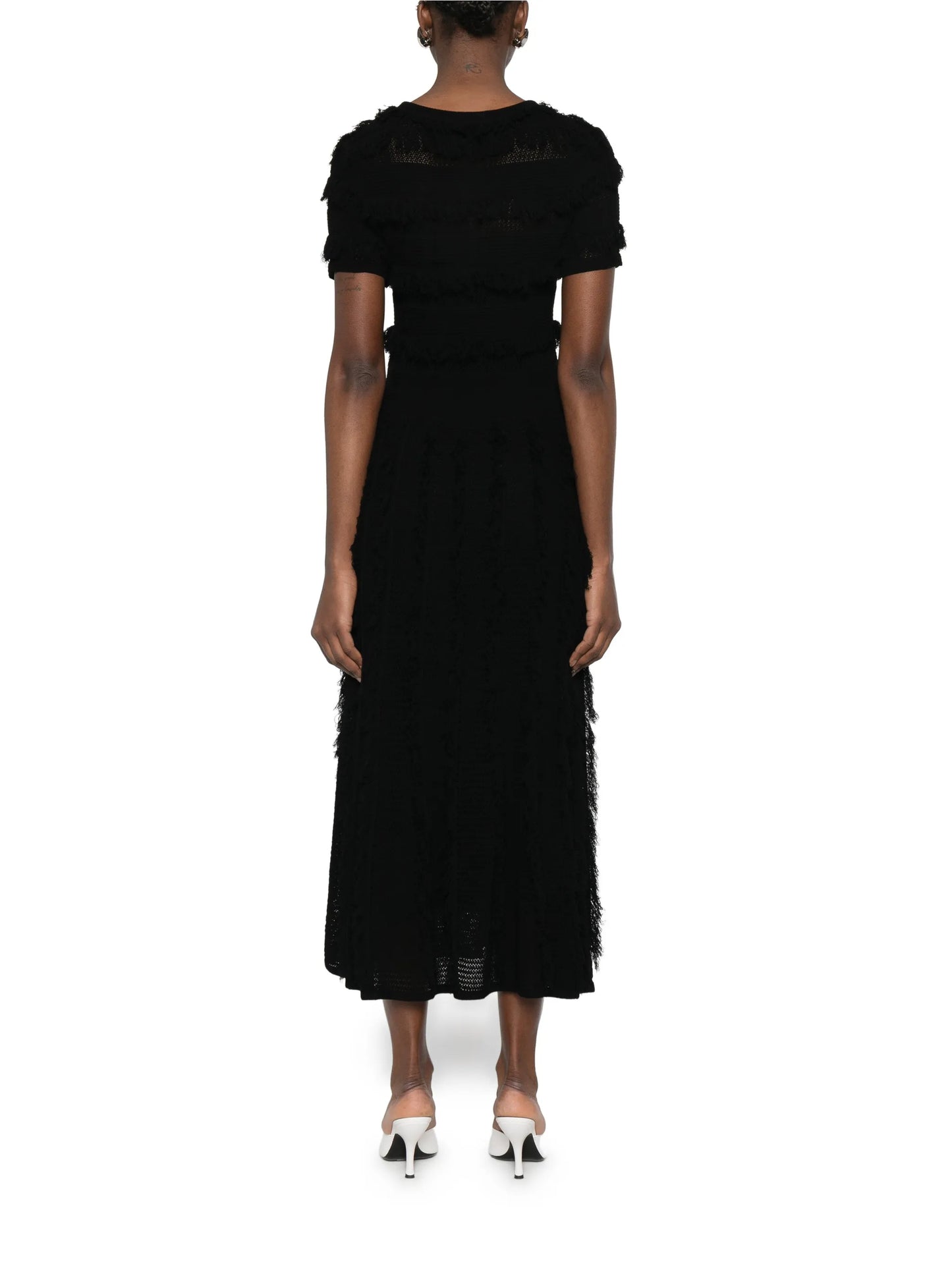 Grazia fringed midi dress