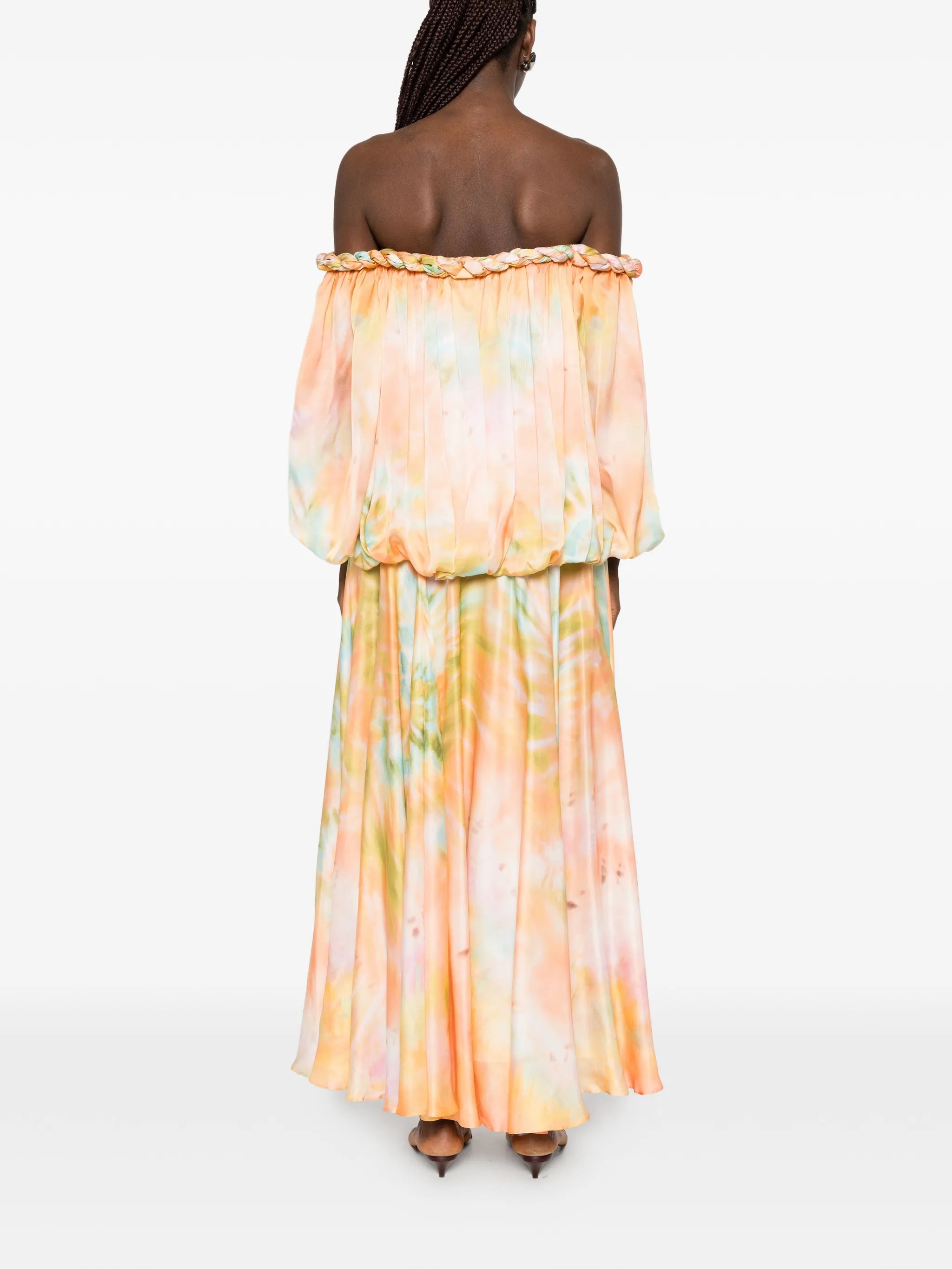 Luna twist billow gown