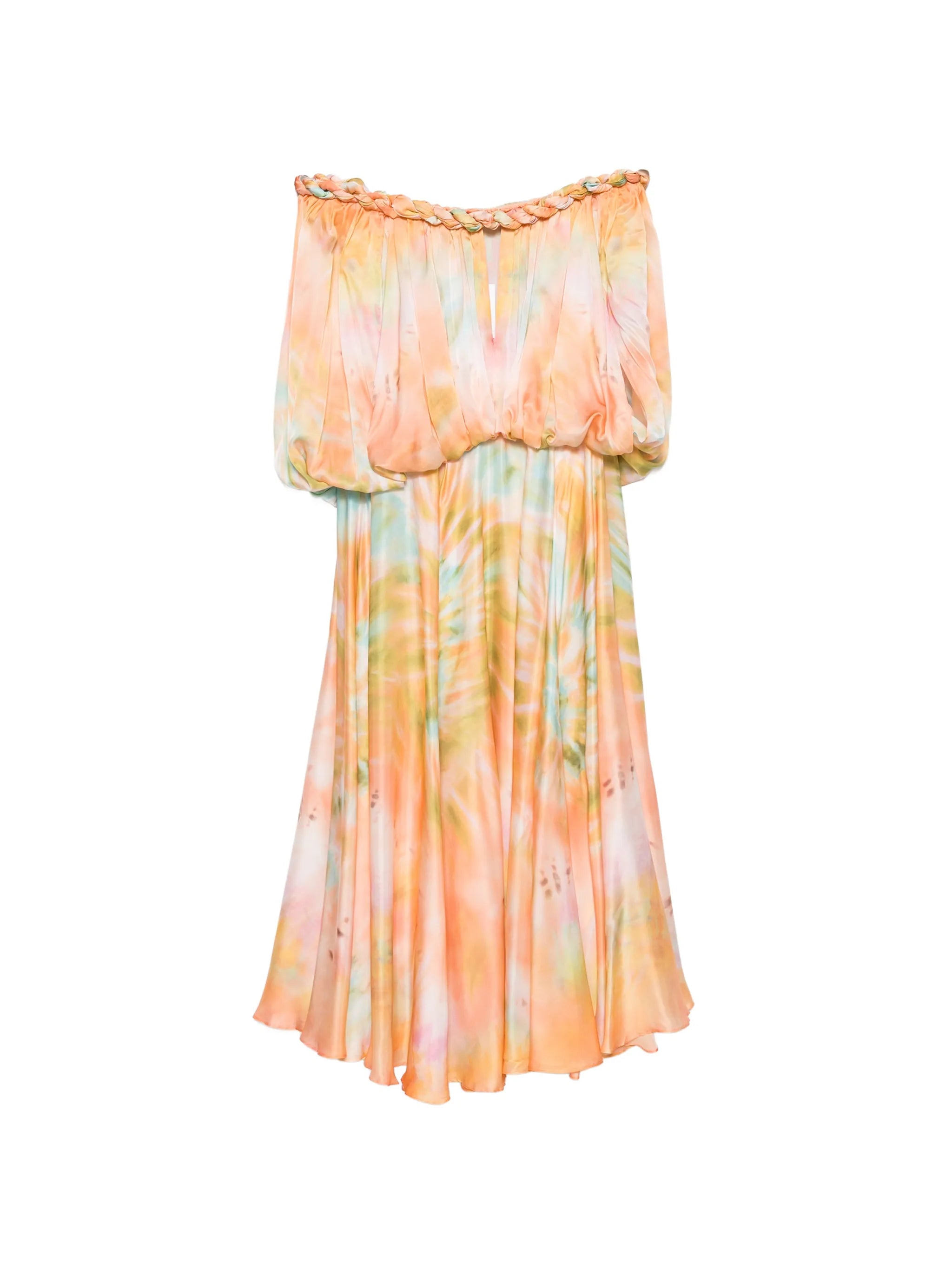 Luna twist midi dress