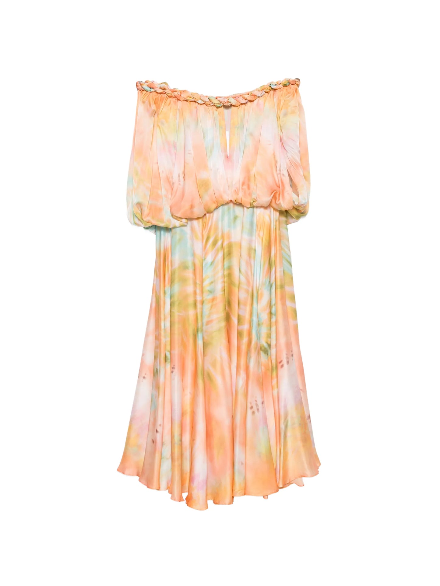 Luna twist midi dress