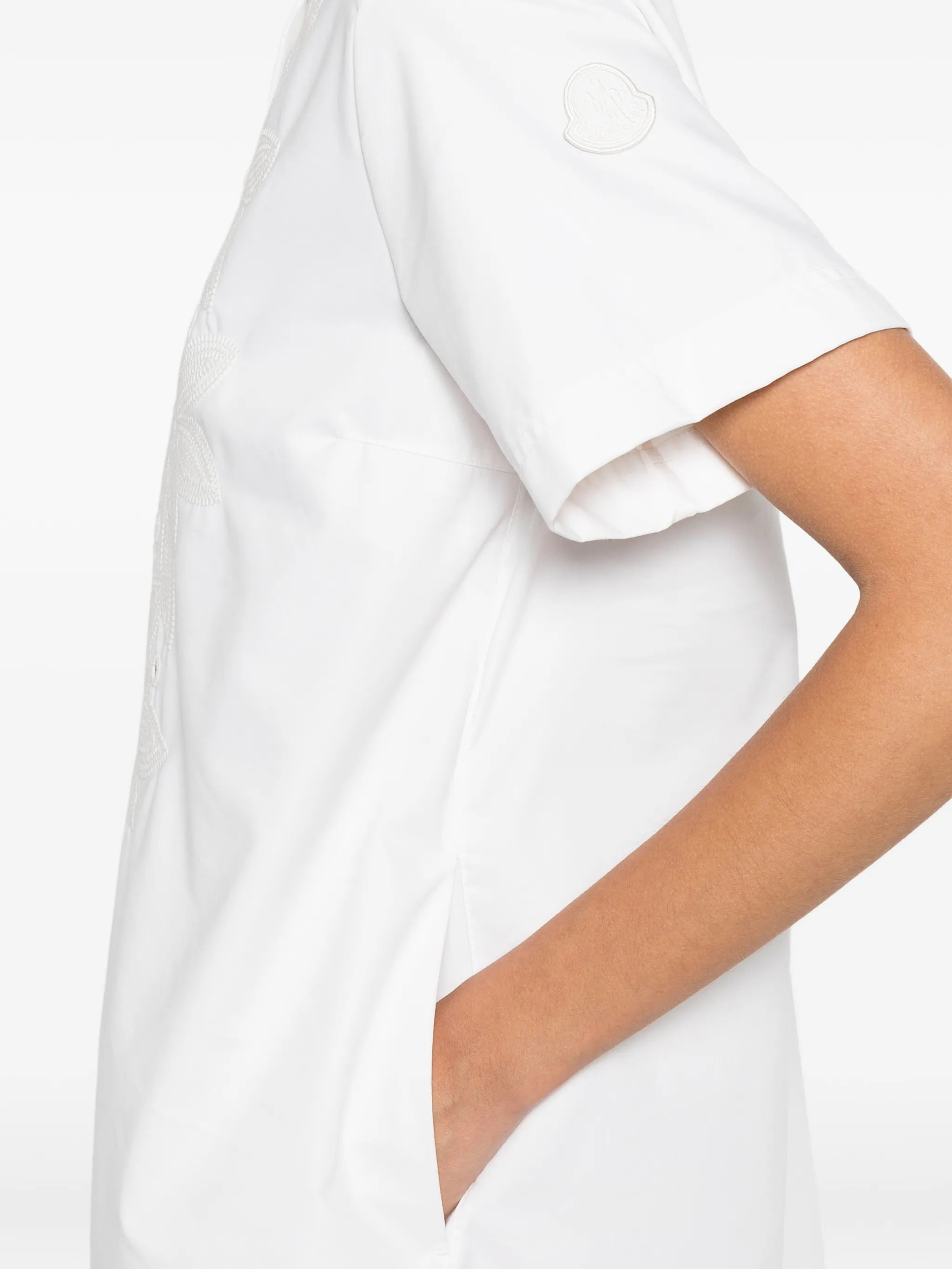 short-sleeves mini dress
