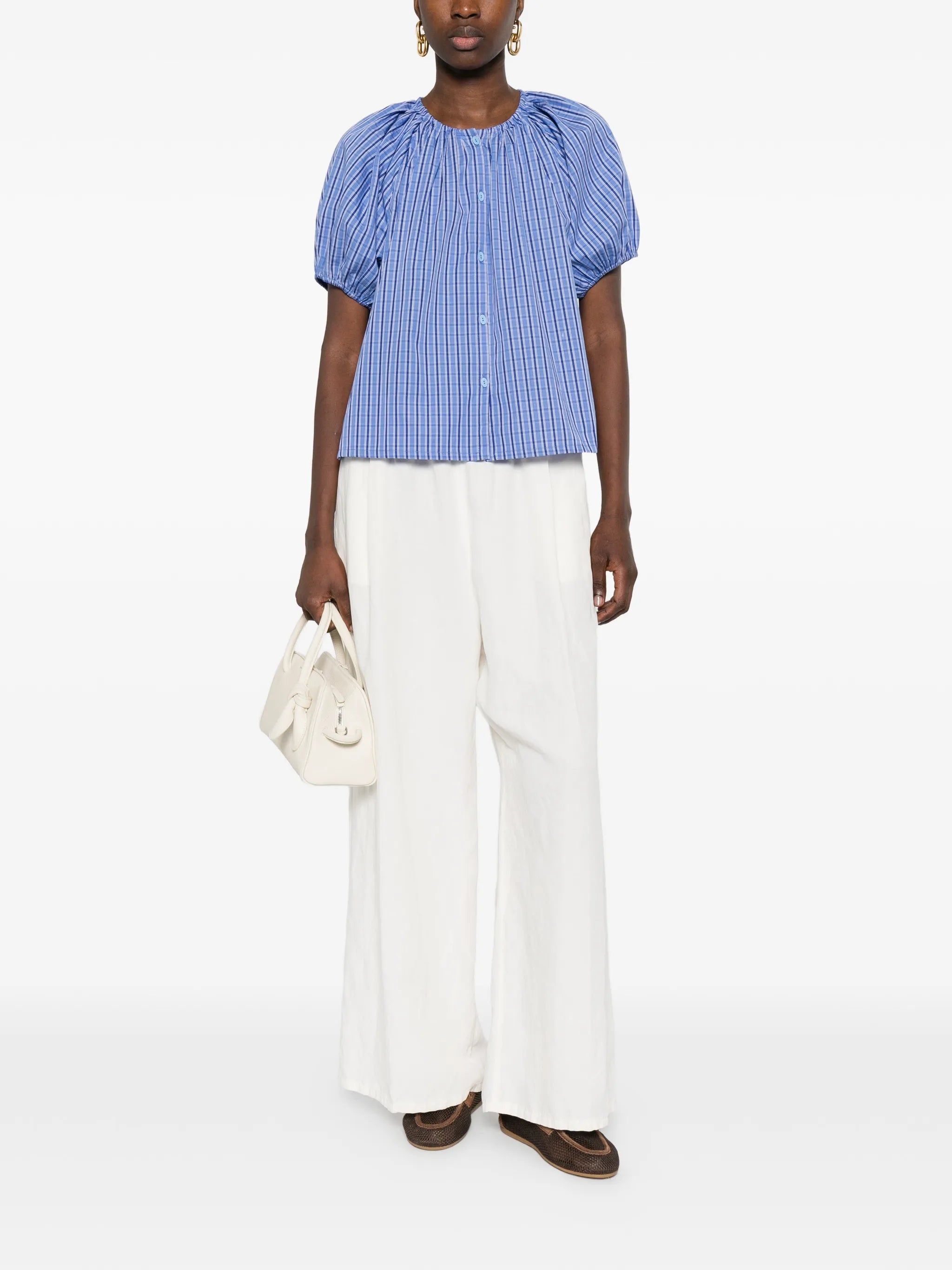 Alexis gathered blouse