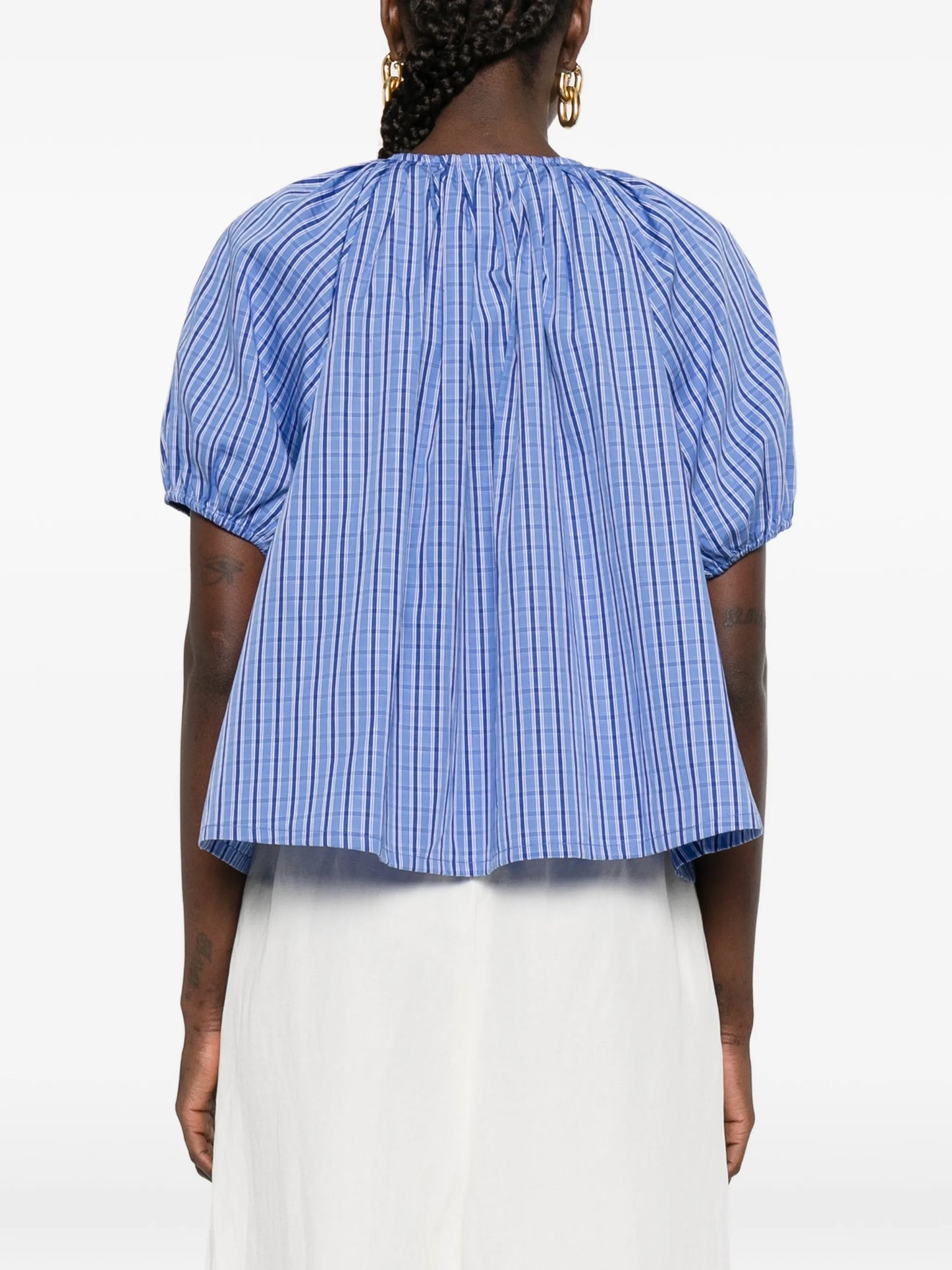 Alexis gathered blouse