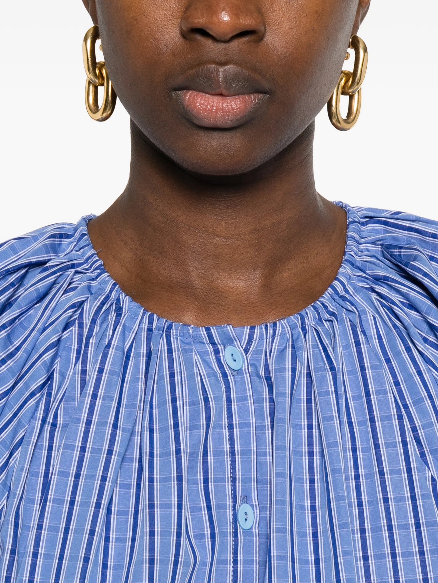 Alexis gathered blouse