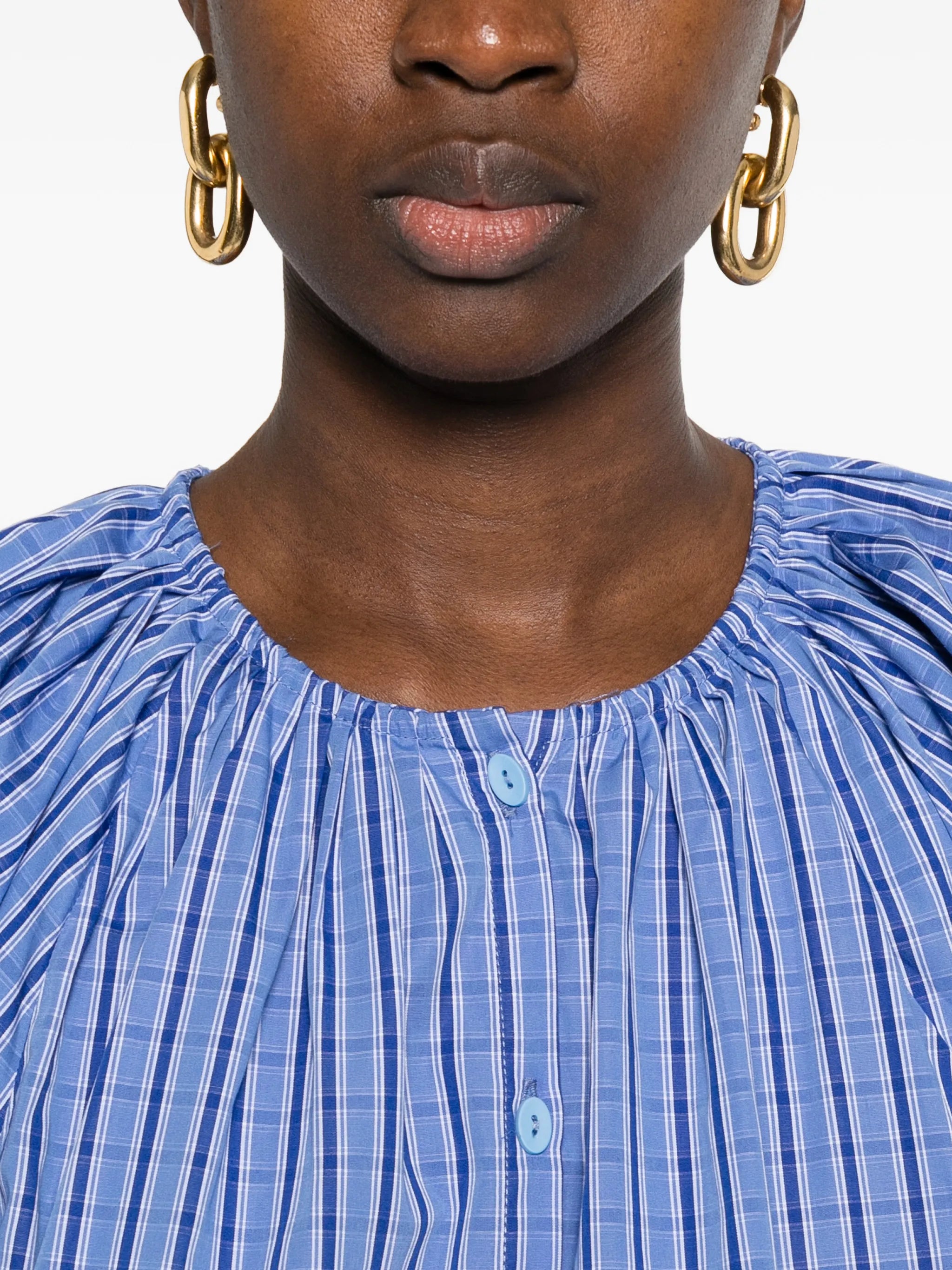 Alexis gathered blouse