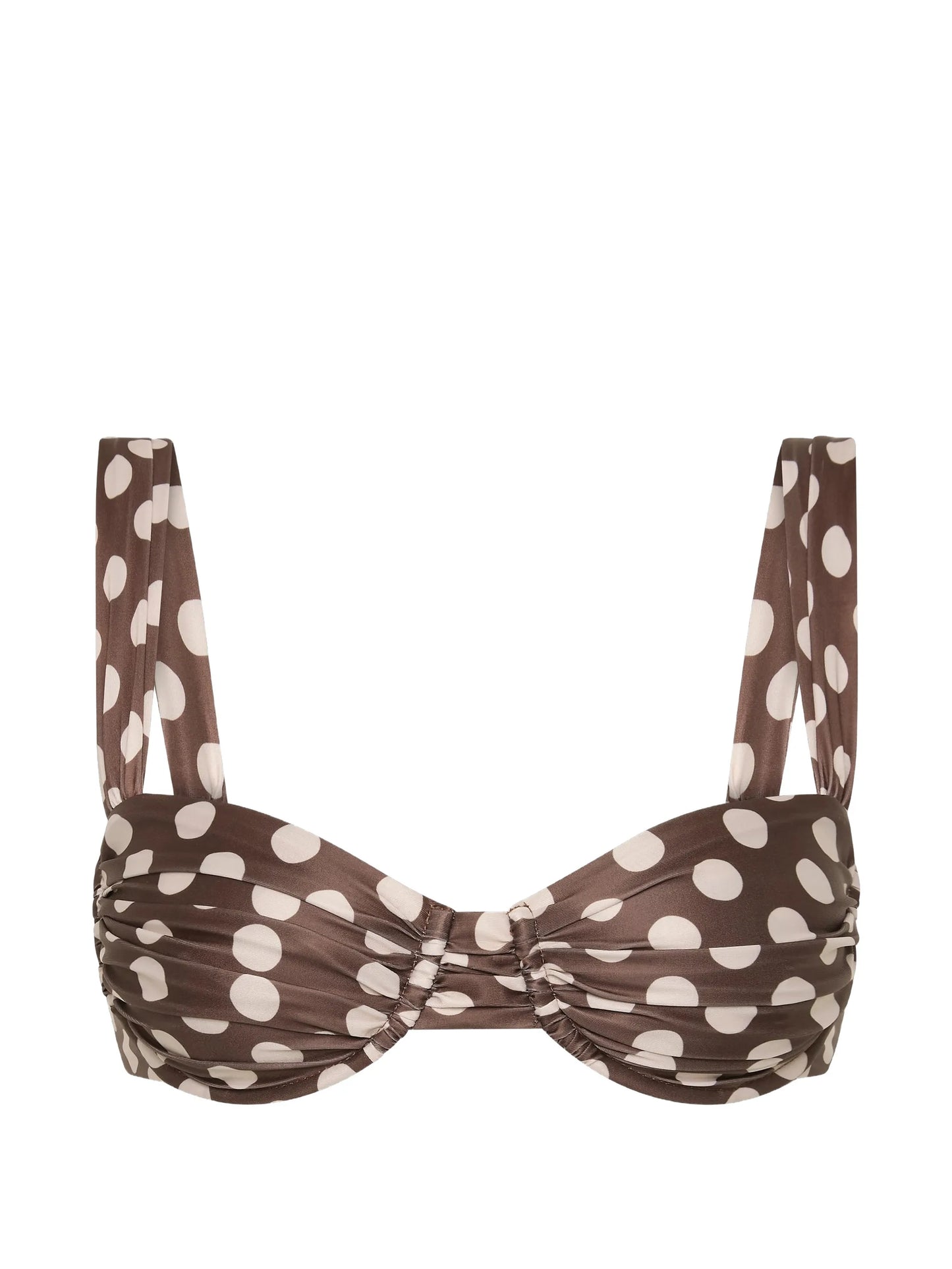Sol polka-dot bikini top