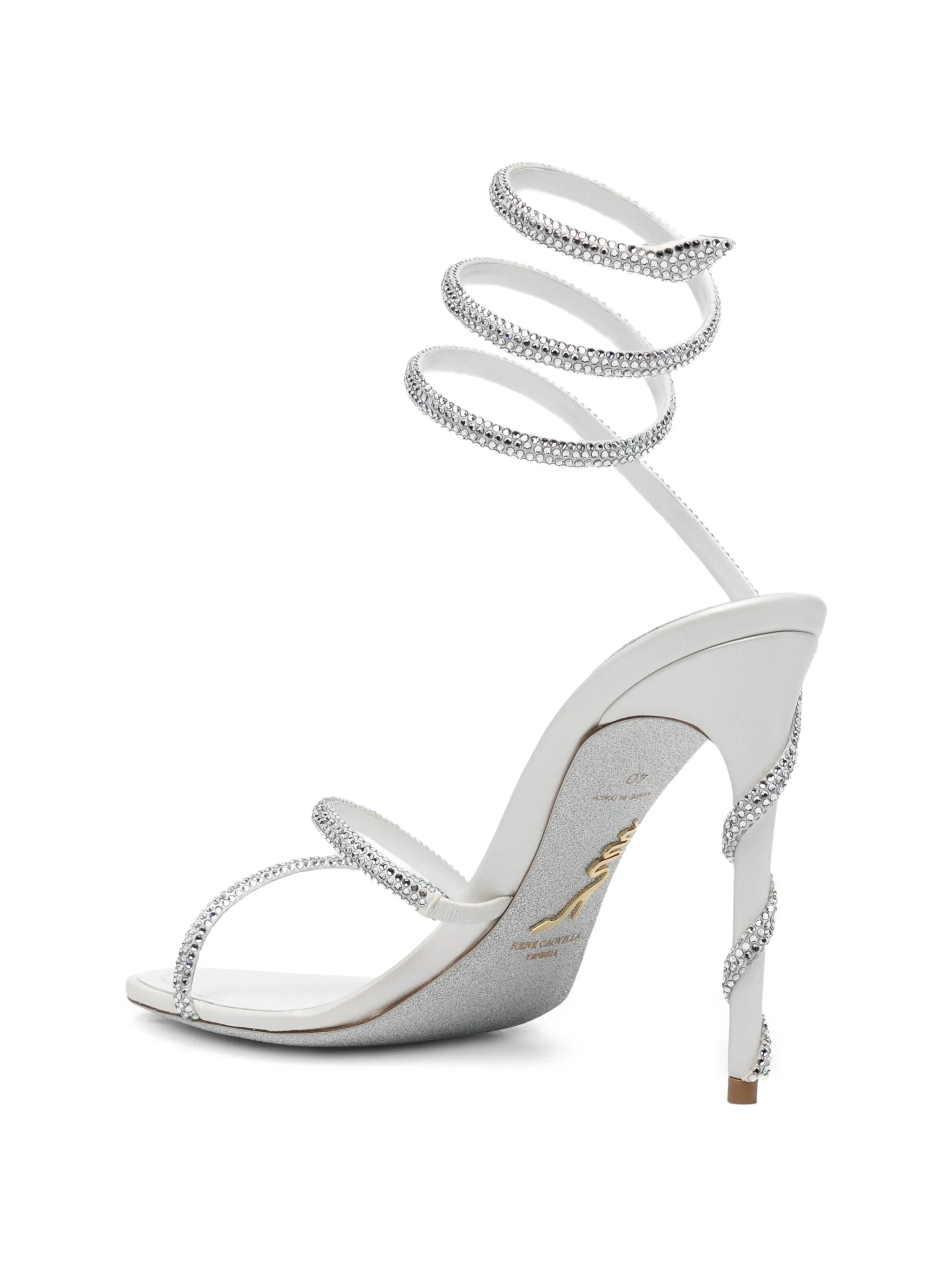 Margot embellished satin heeled sandals