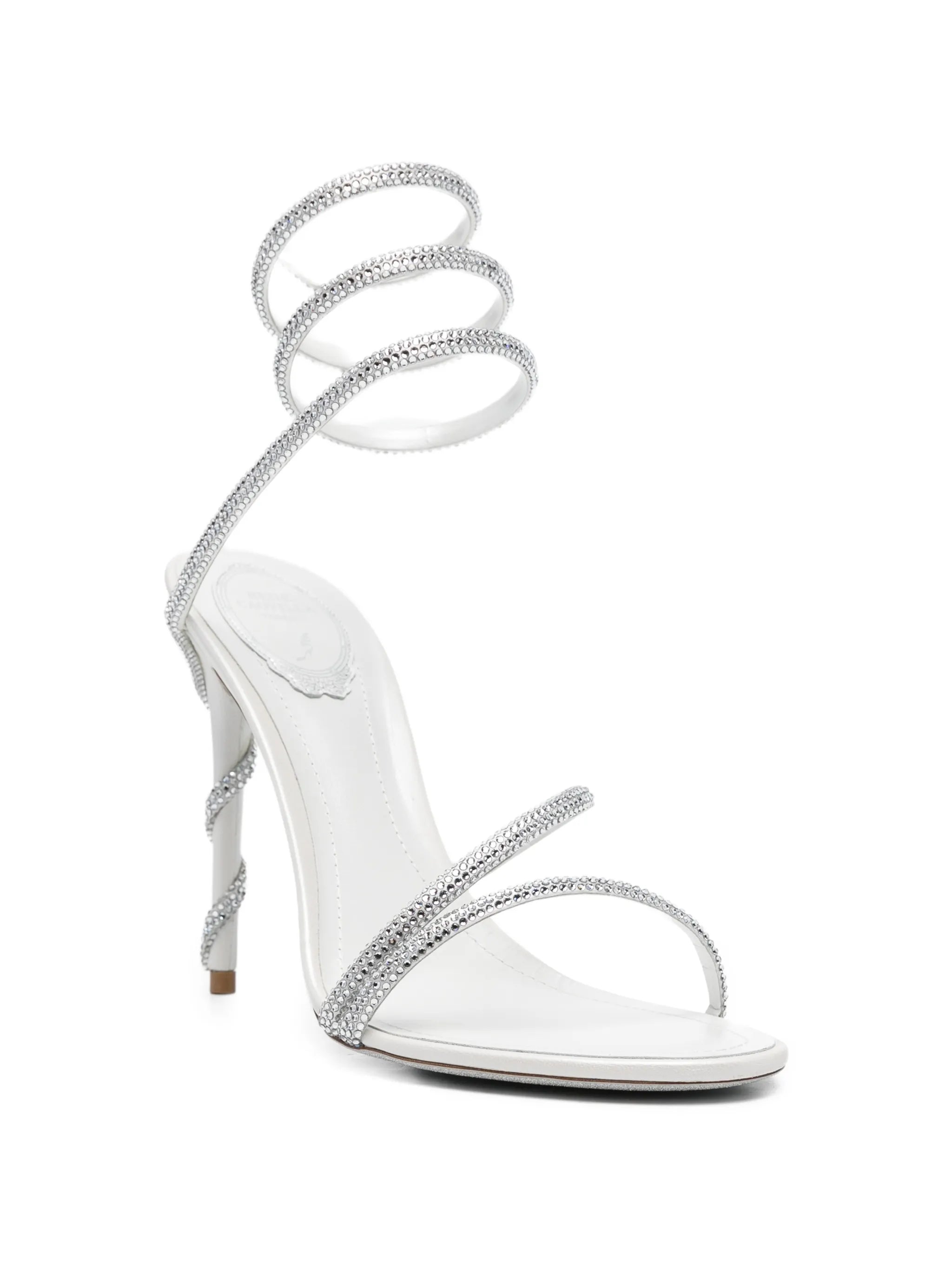 Margot embellished satin heeled sandals