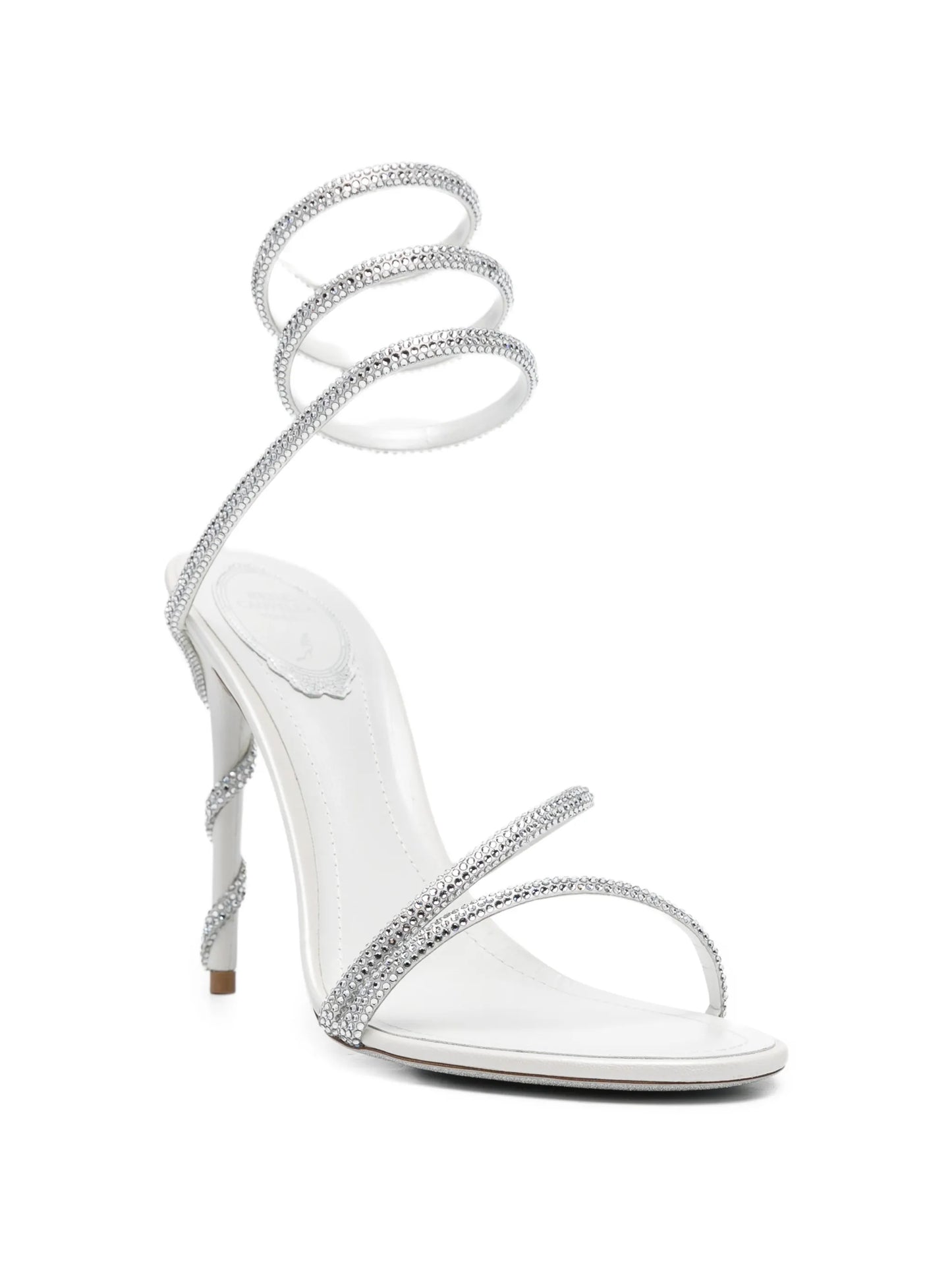 Margot embellished satin heeled sandals