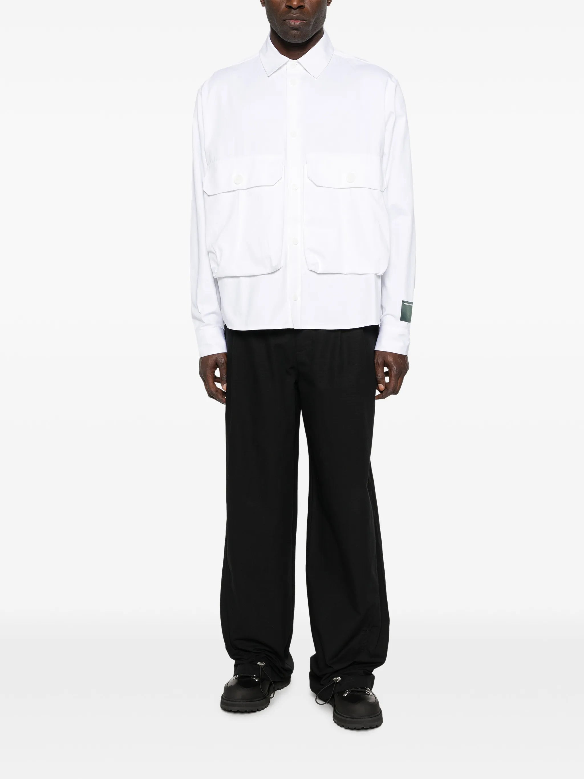 cargo button cotton shirt
