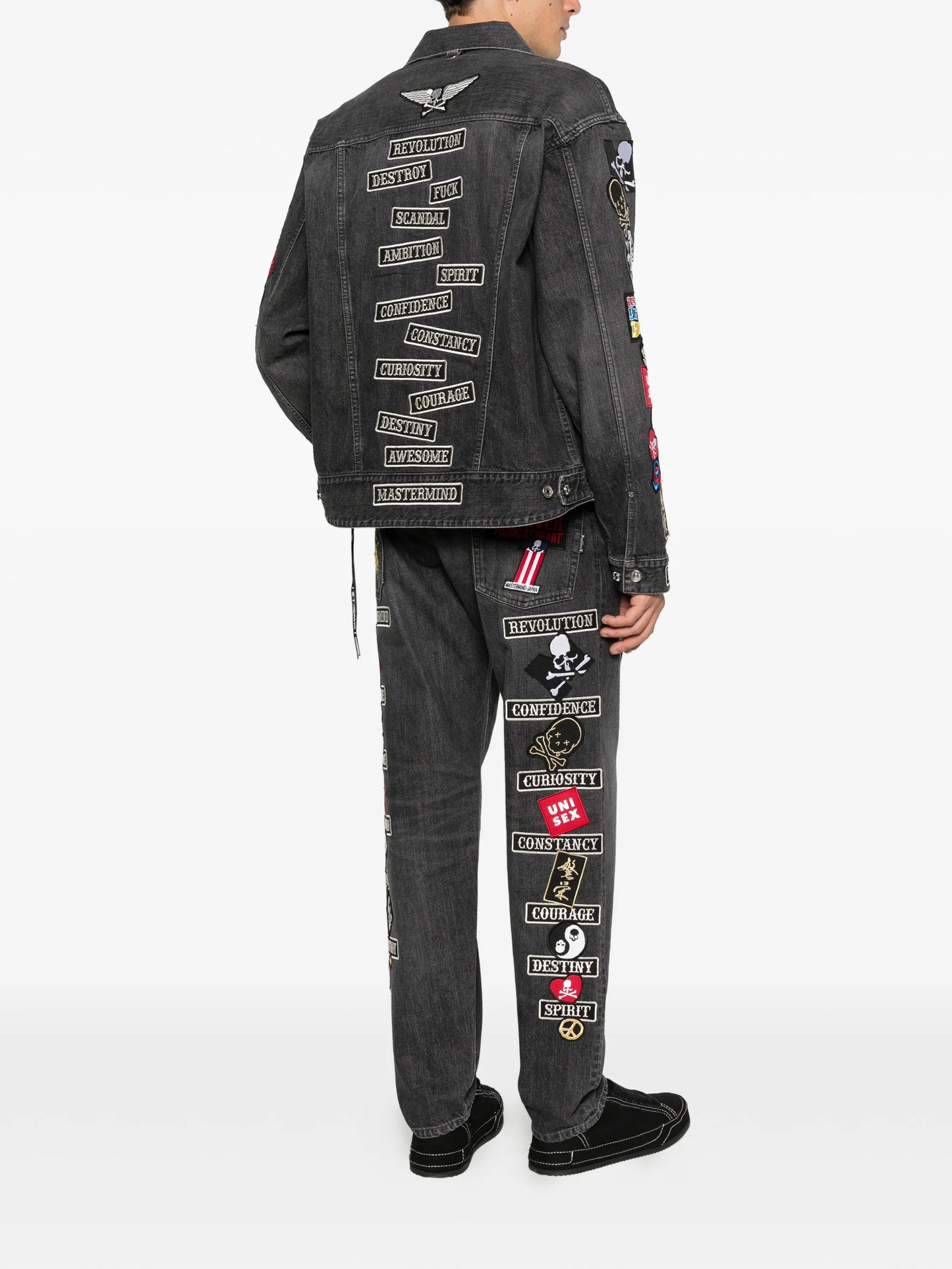 patched jeans