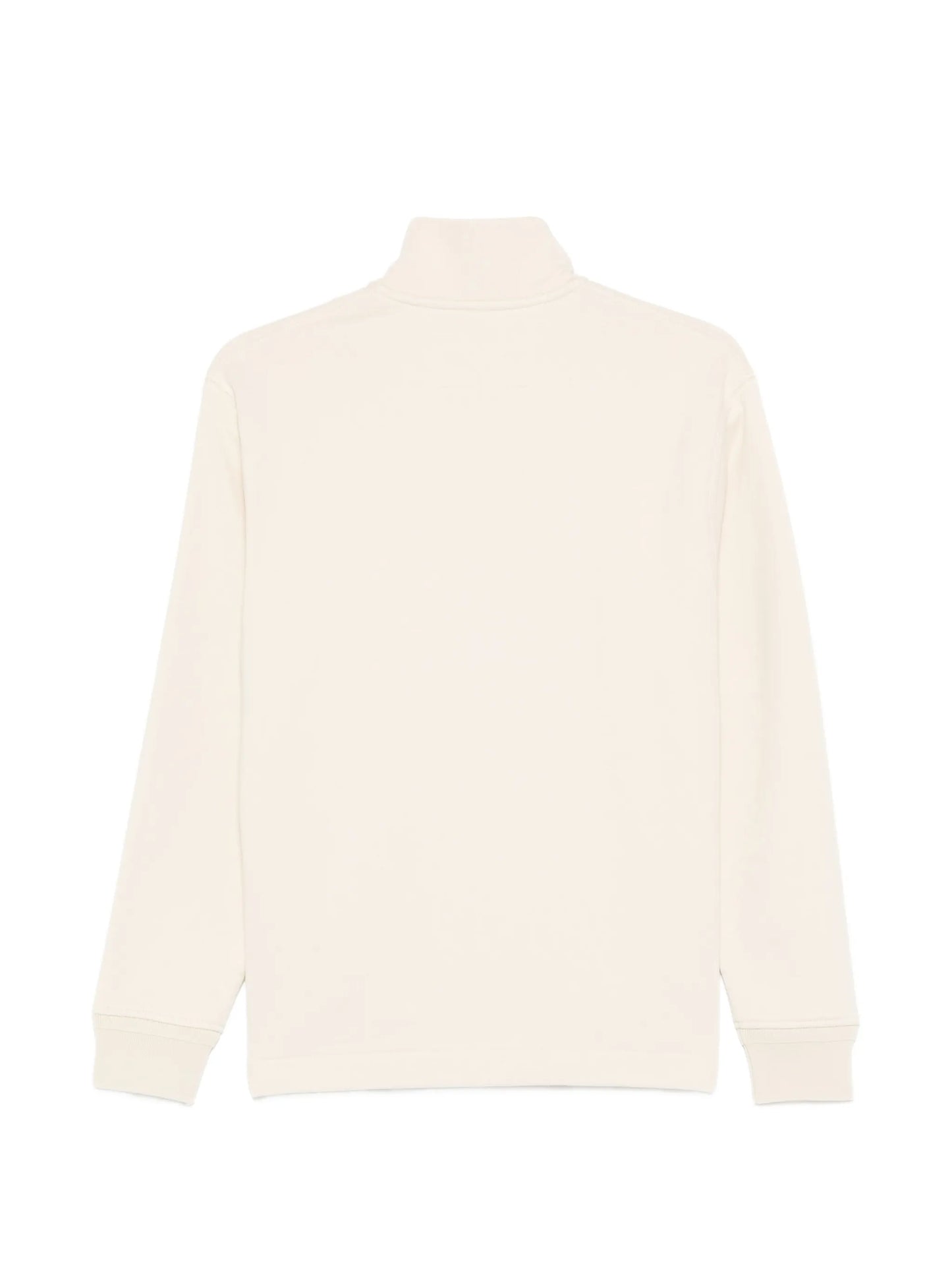Diagonal Raised quarter-zip logo-detail sweatshirt