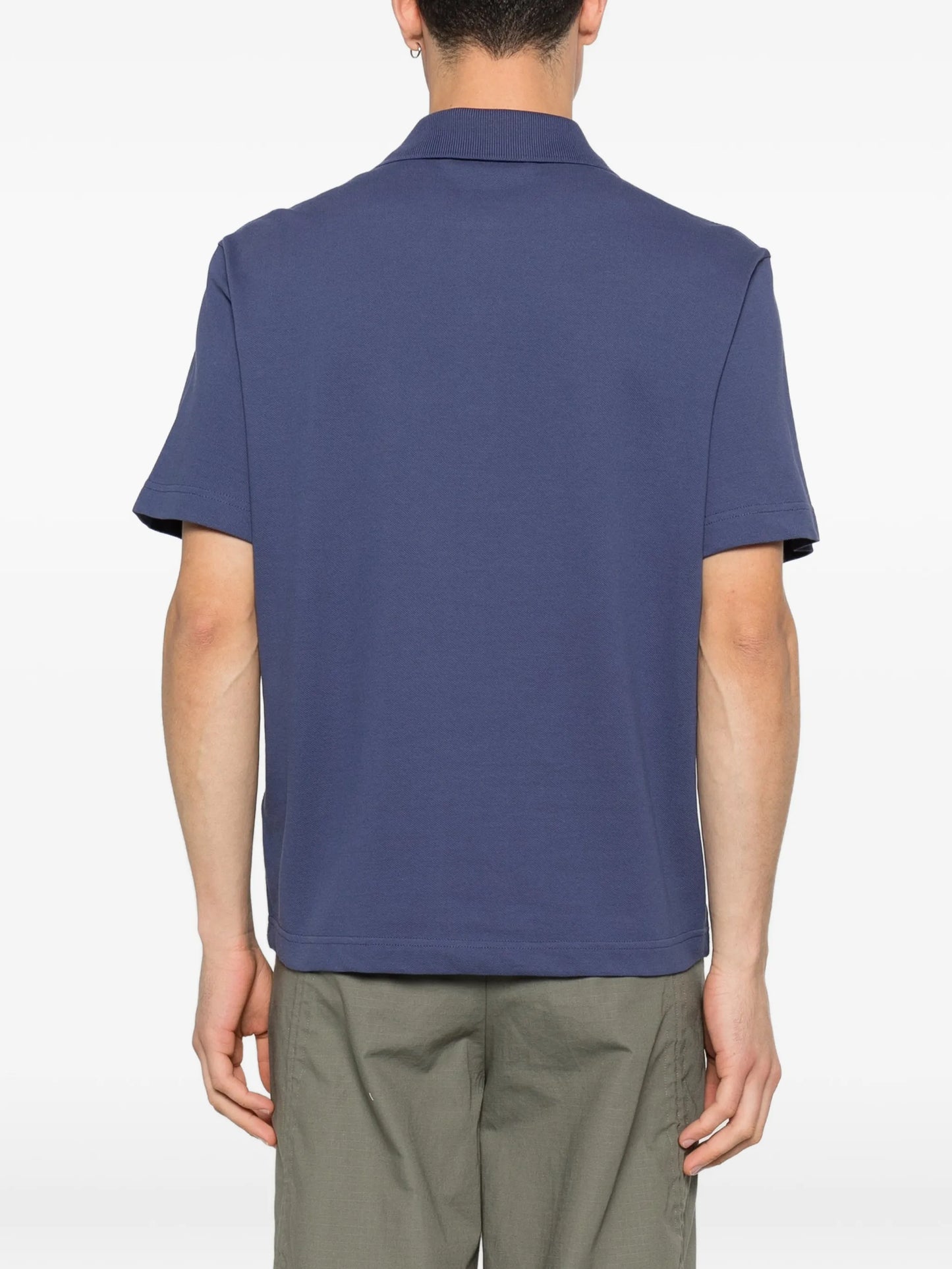 logo patch polo shirt