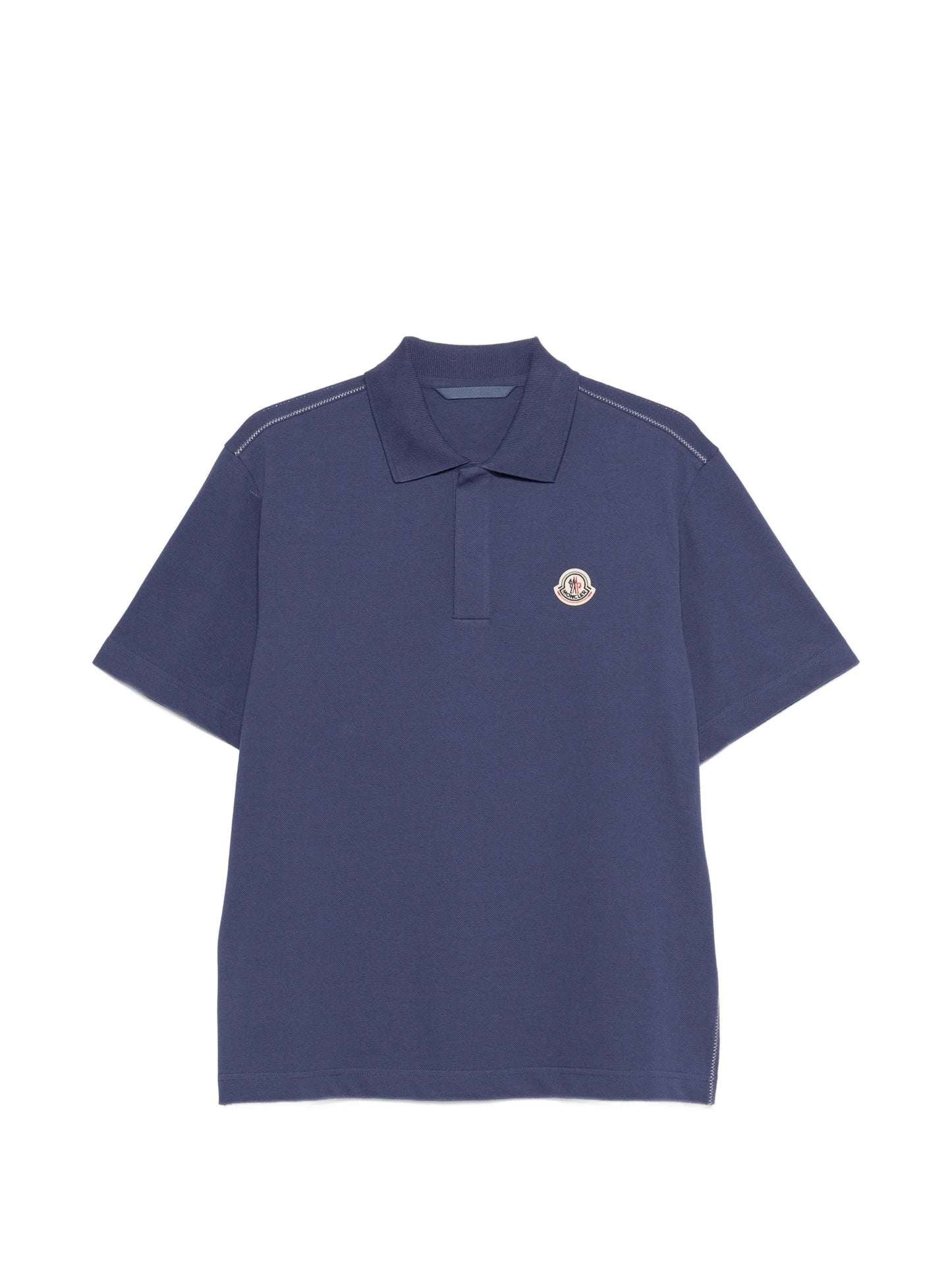 logo patch polo shirt