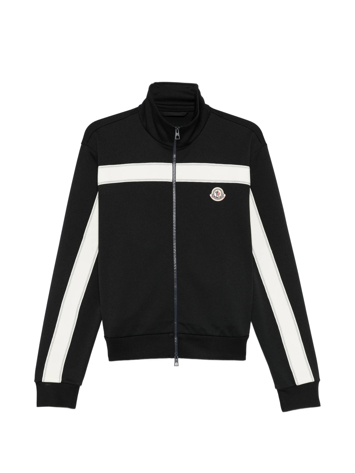 contrast panel track jacket