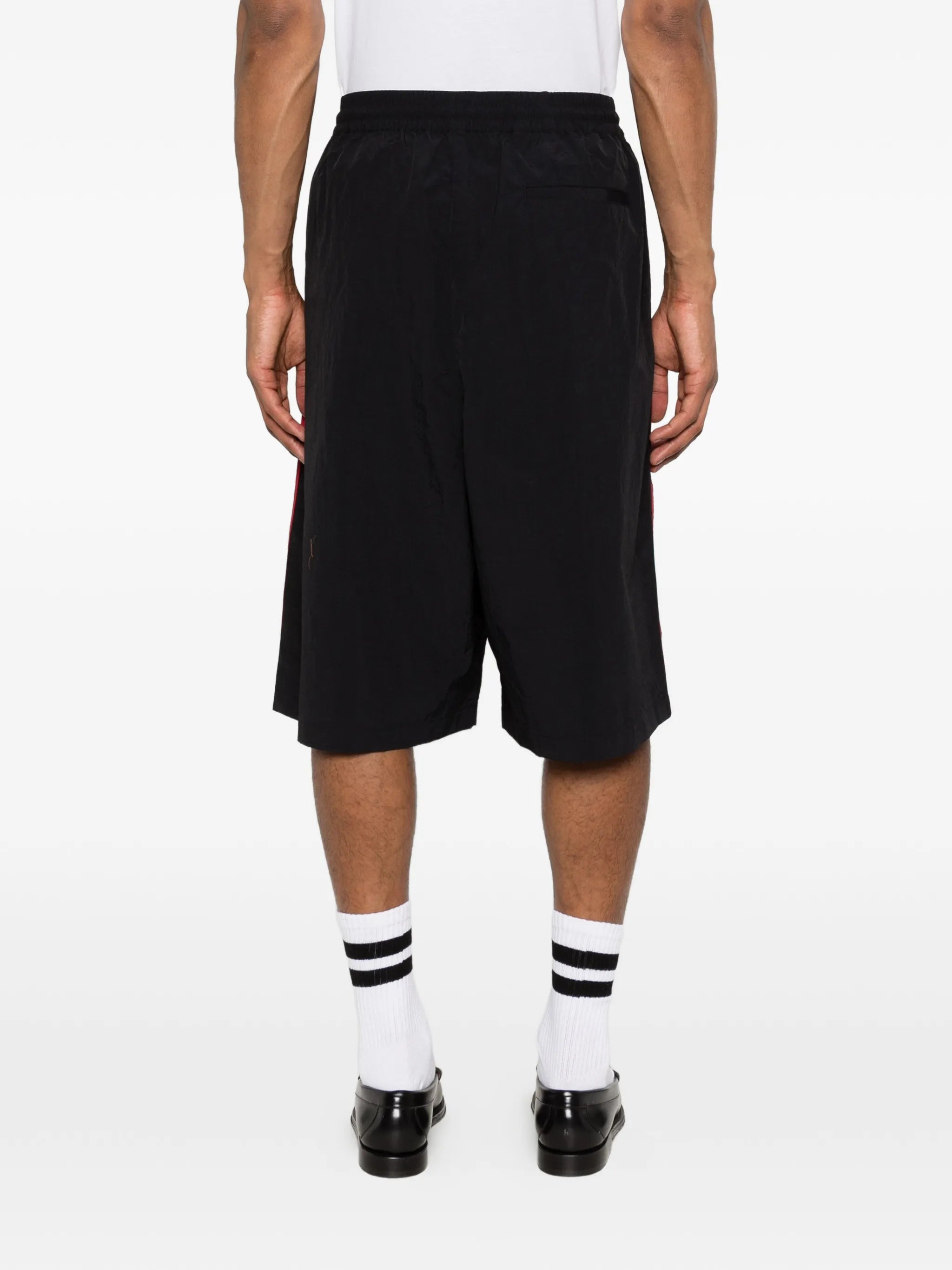 logo-embroidered shorts