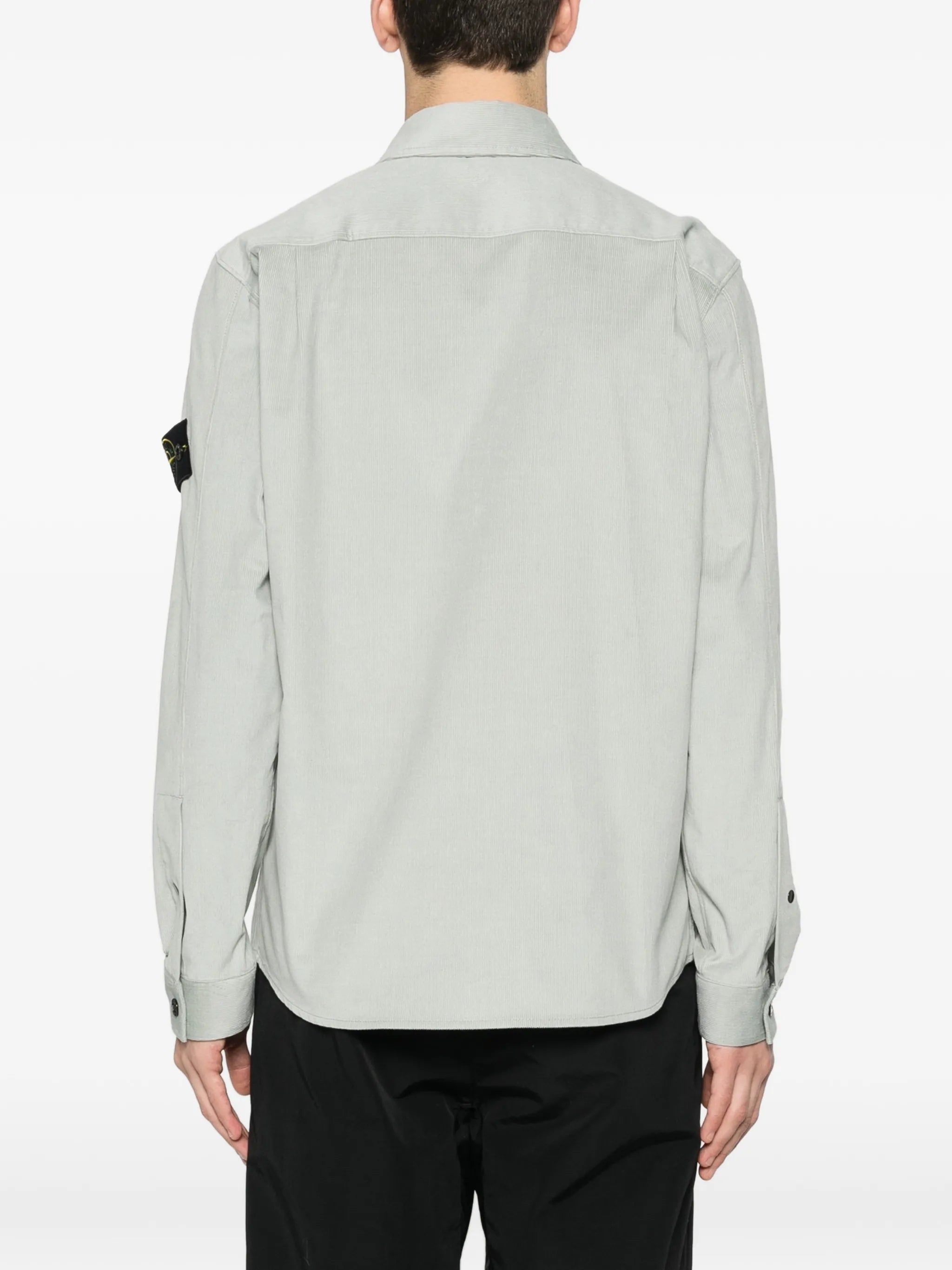 1200040 cotton micro-corduroy overshirt