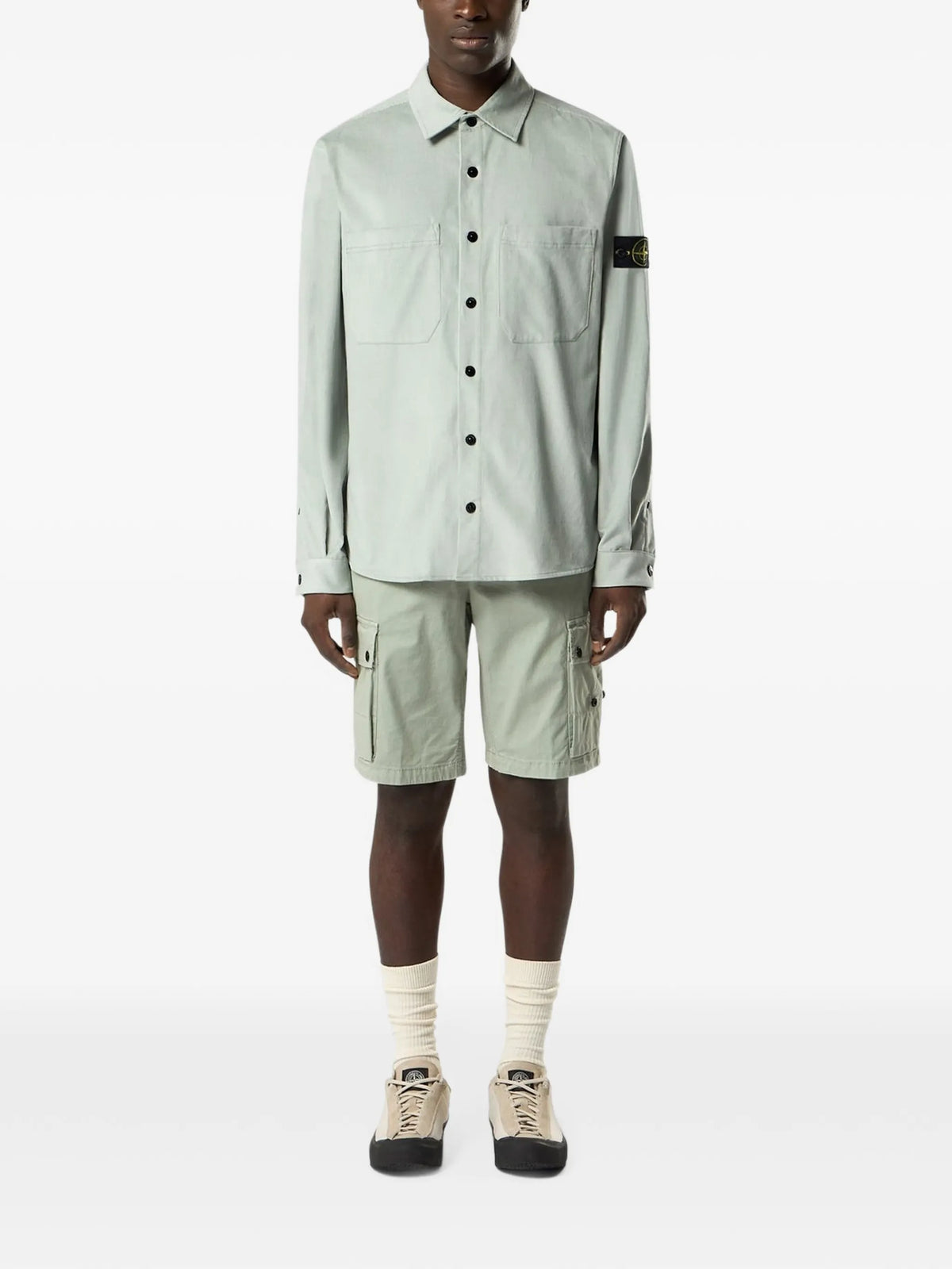 1200040 cotton micro-corduroy shirt