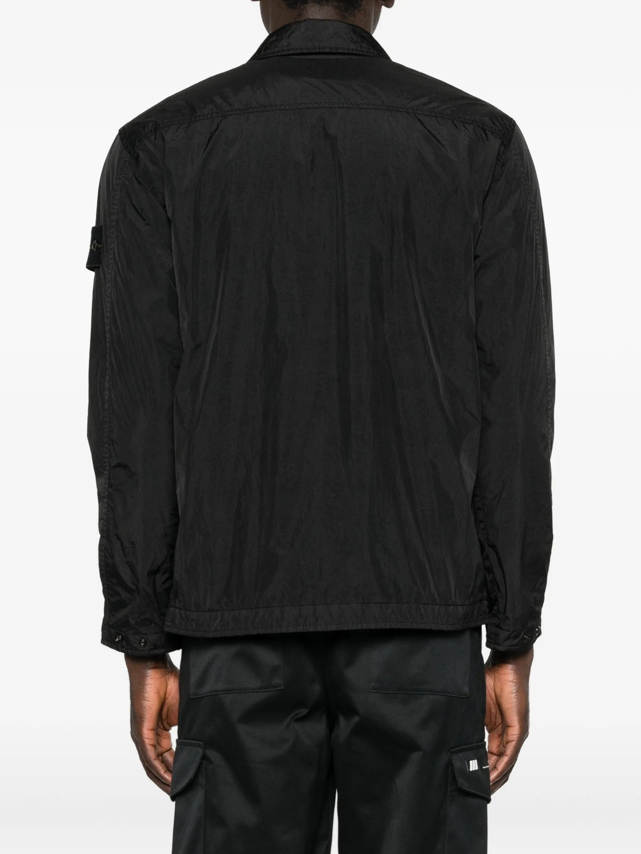 Compass-badge shirt
