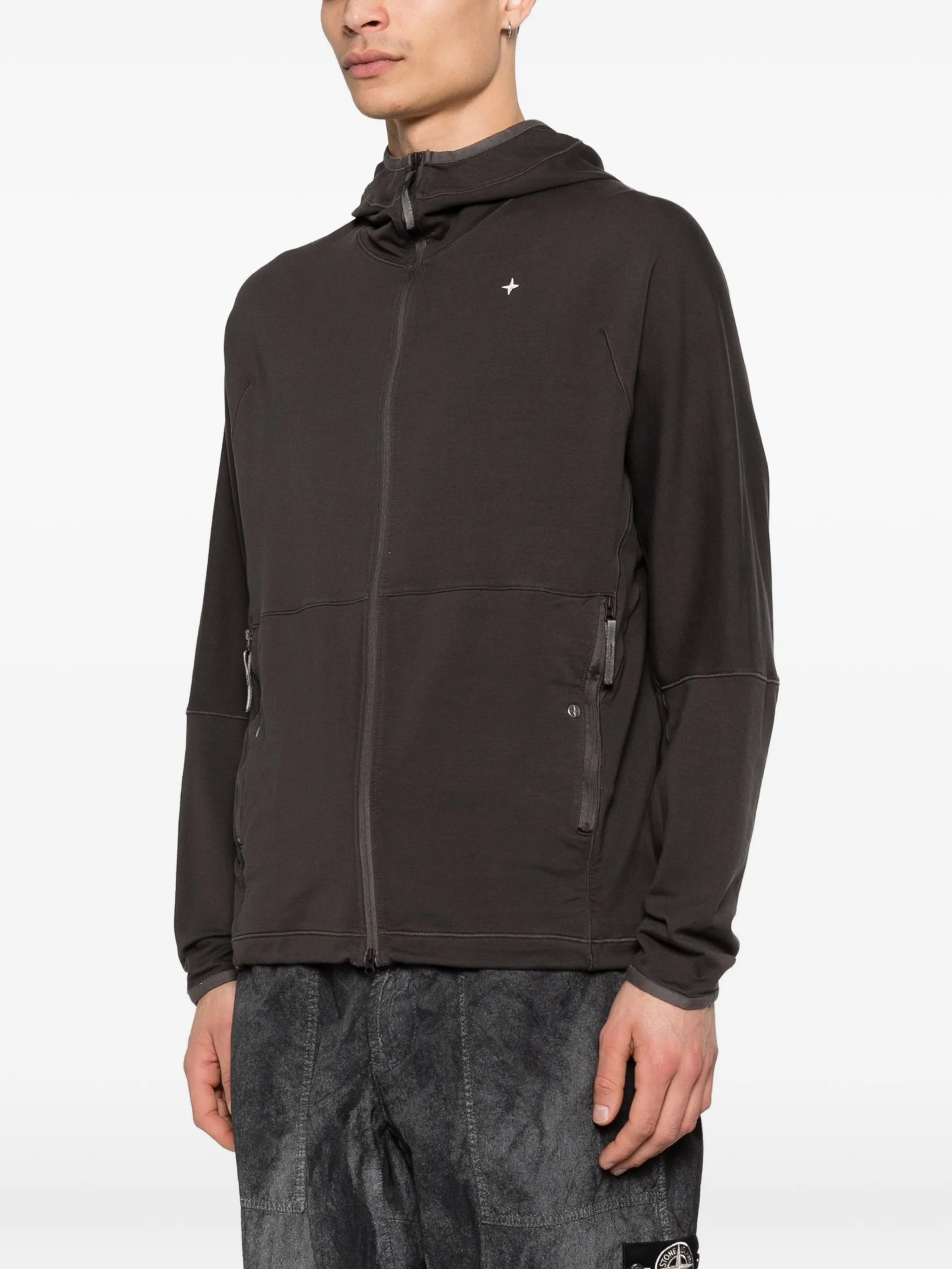 zip hooded sweatshirt
