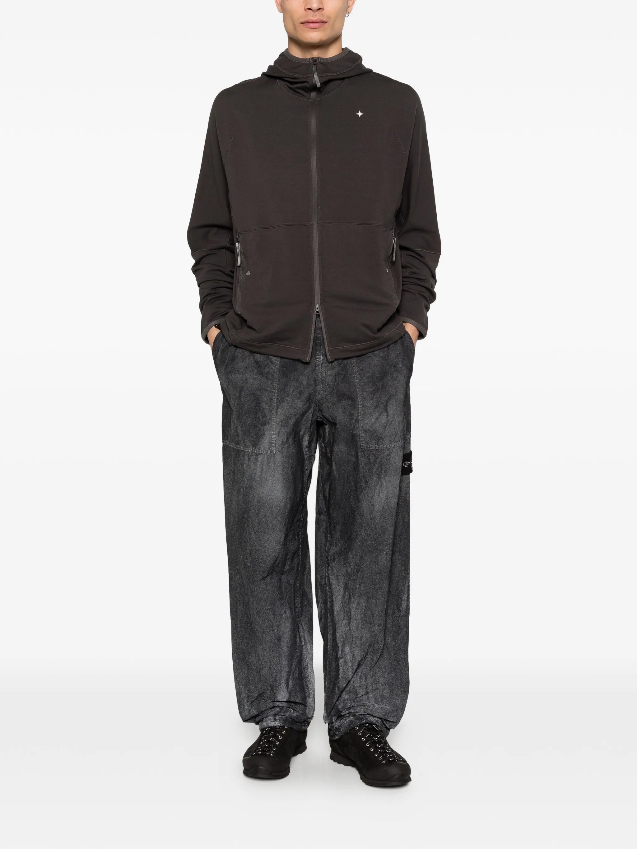 zip hooded sweatshirt