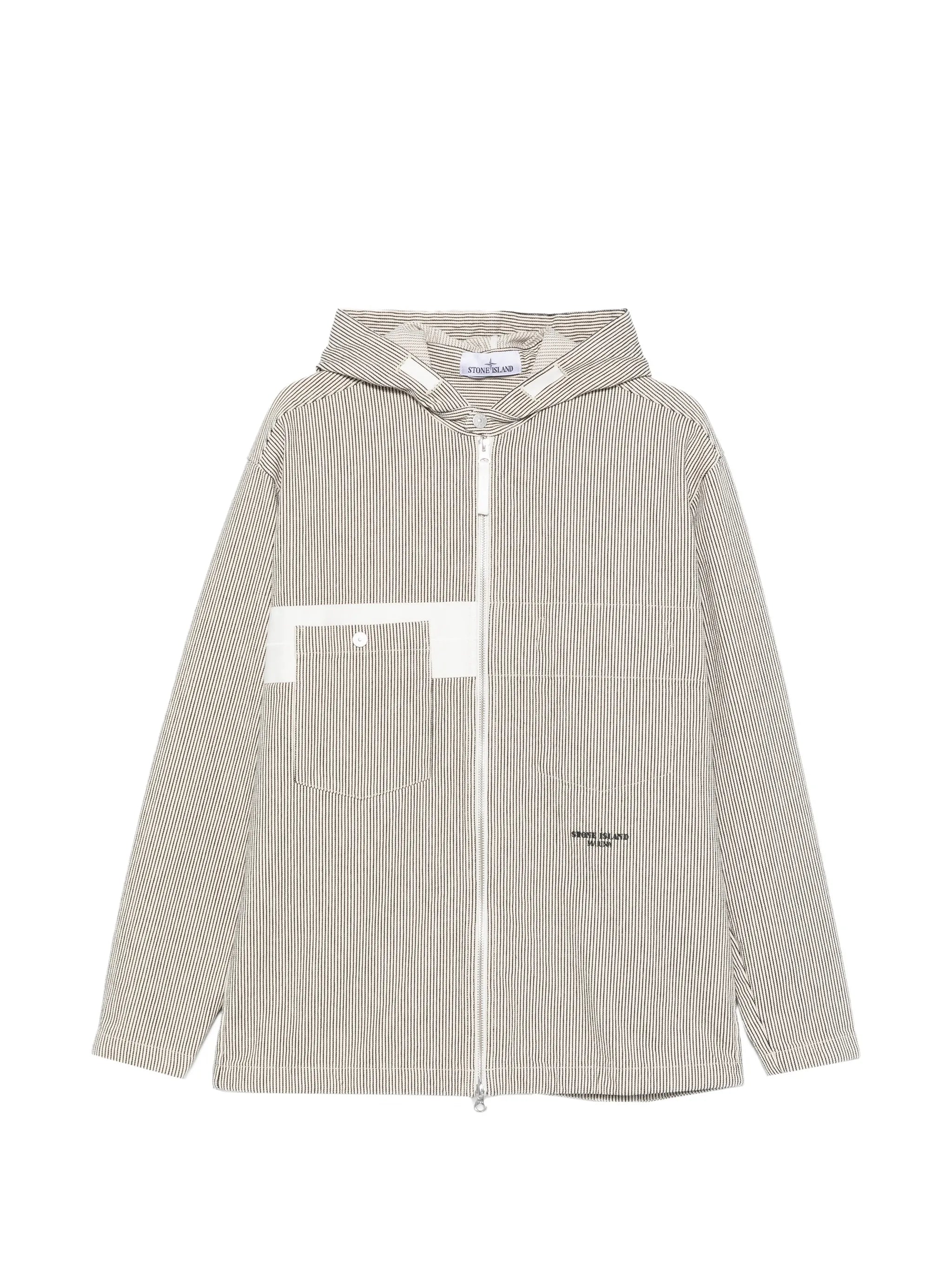 striped-pattern jacket
