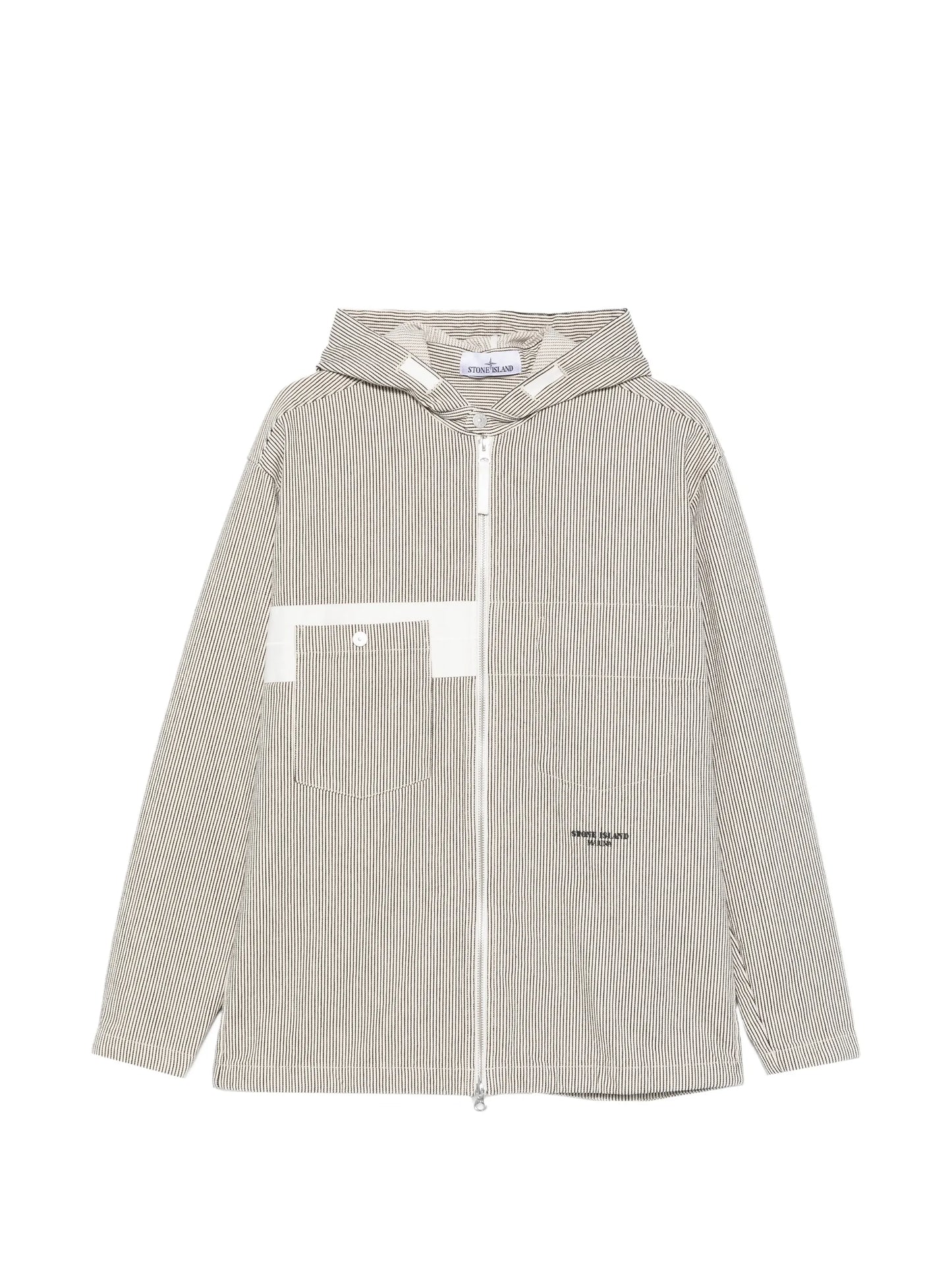 striped-pattern jacket