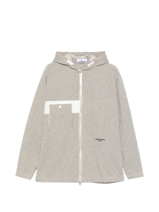 striped-pattern jacket