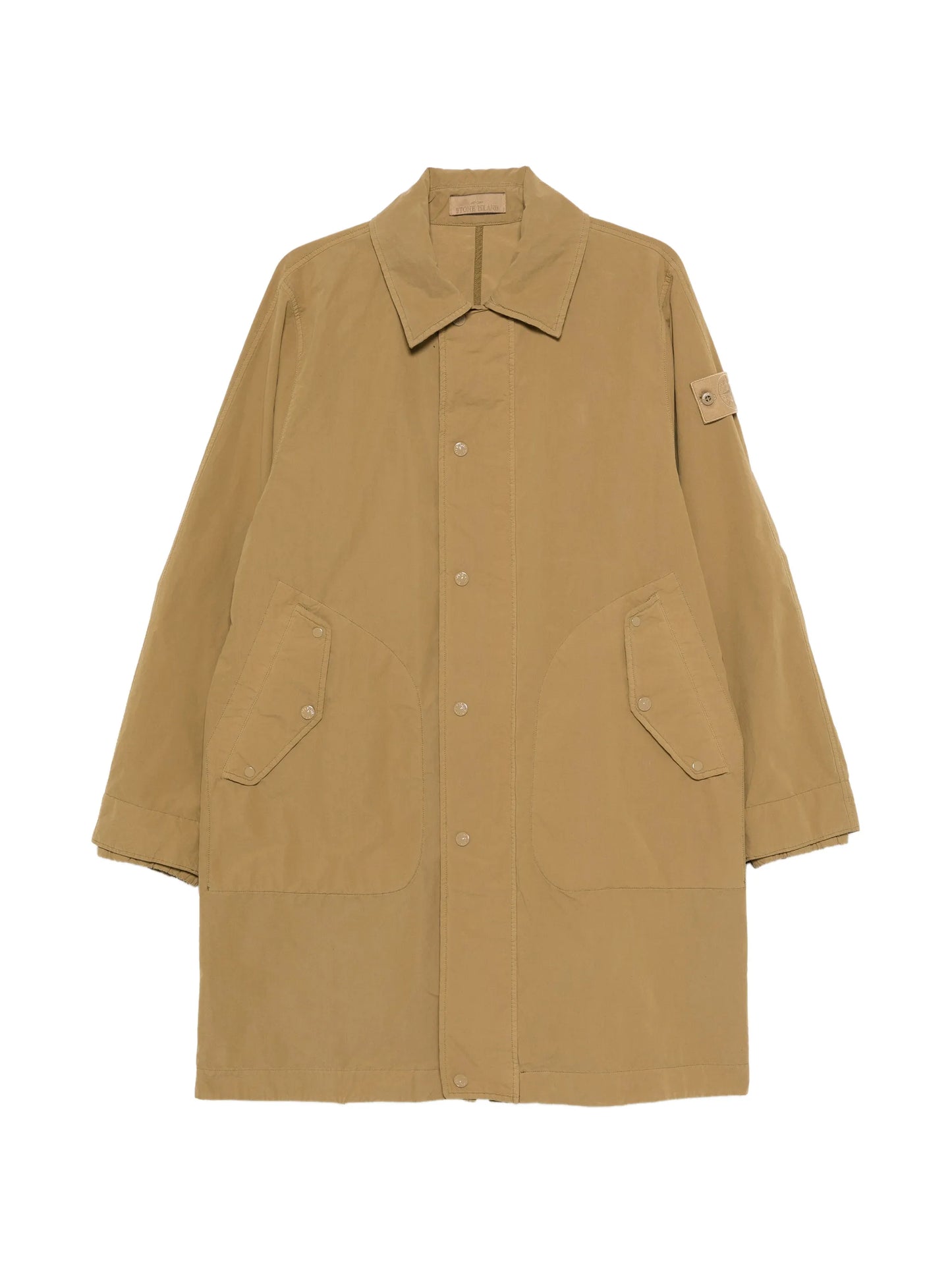 buttoned parka