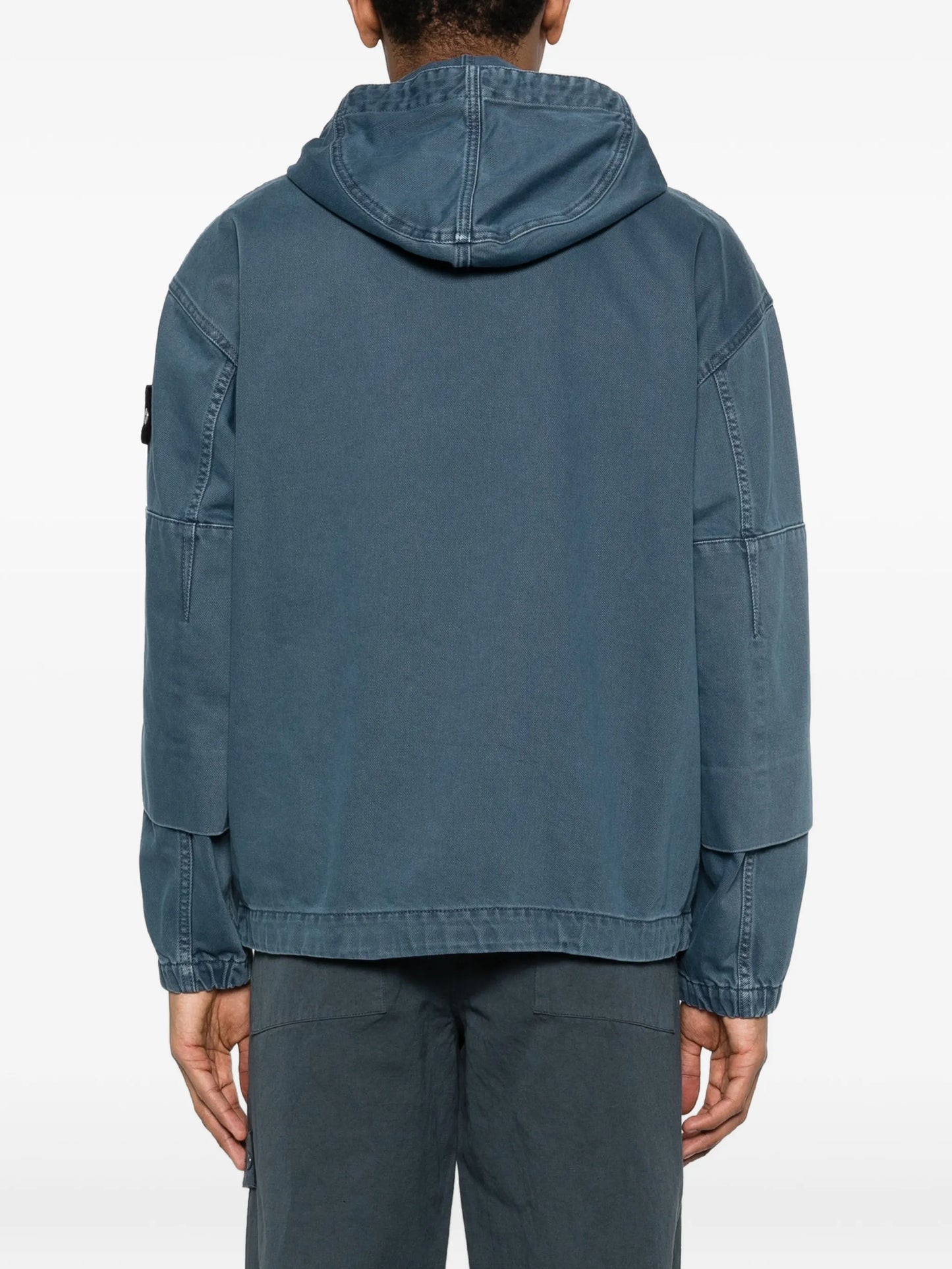 hooded zip-up jacket