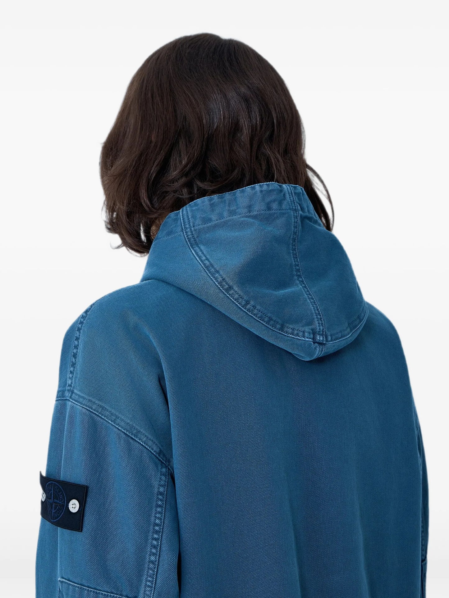 hooded zip-up jacket