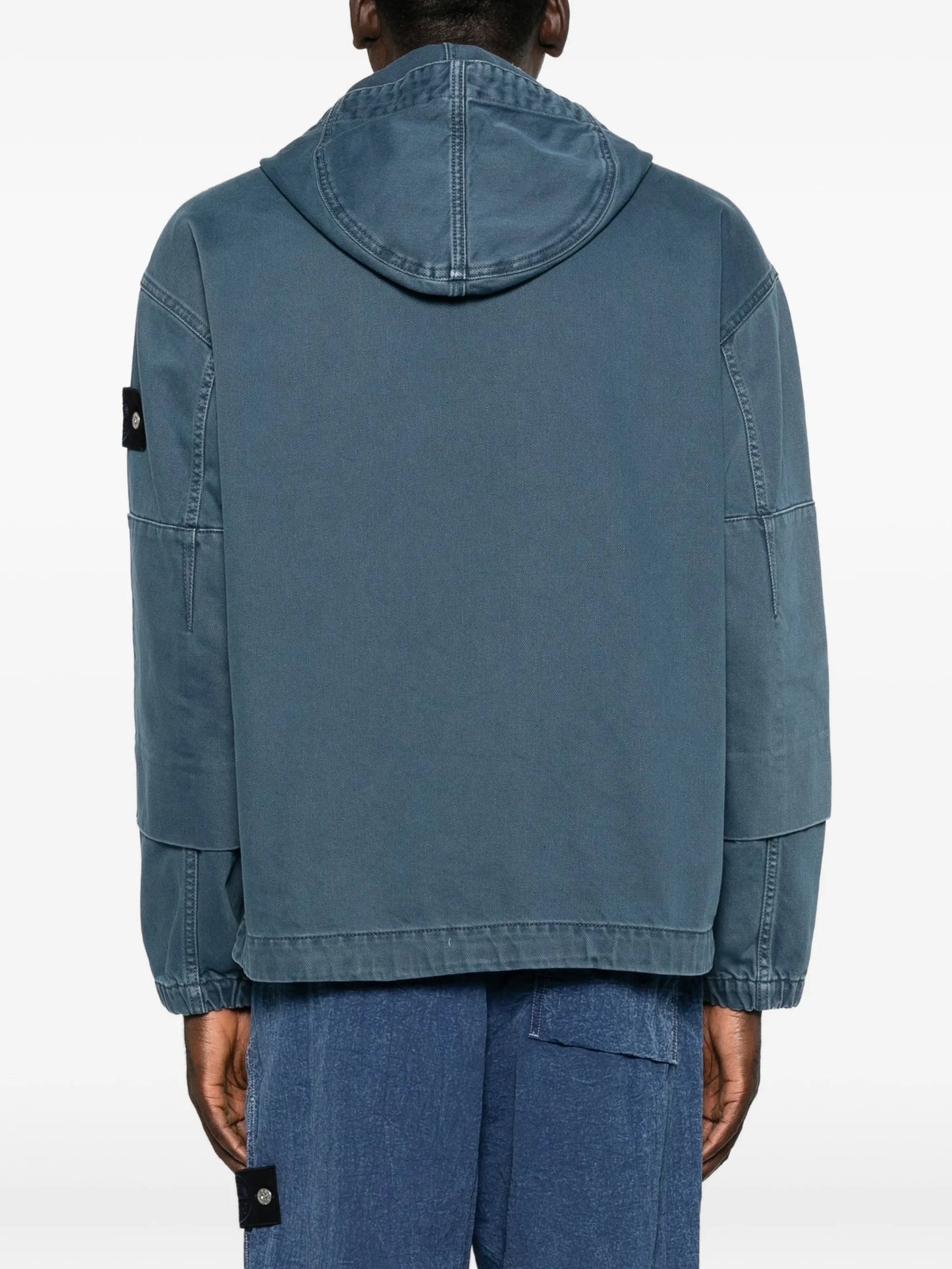 hooded zip-up jacket