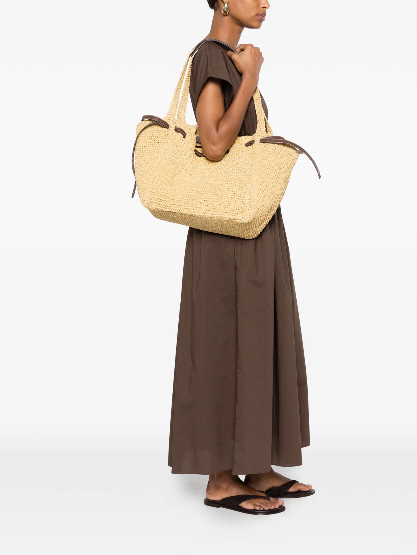 Romy woven tote bag
