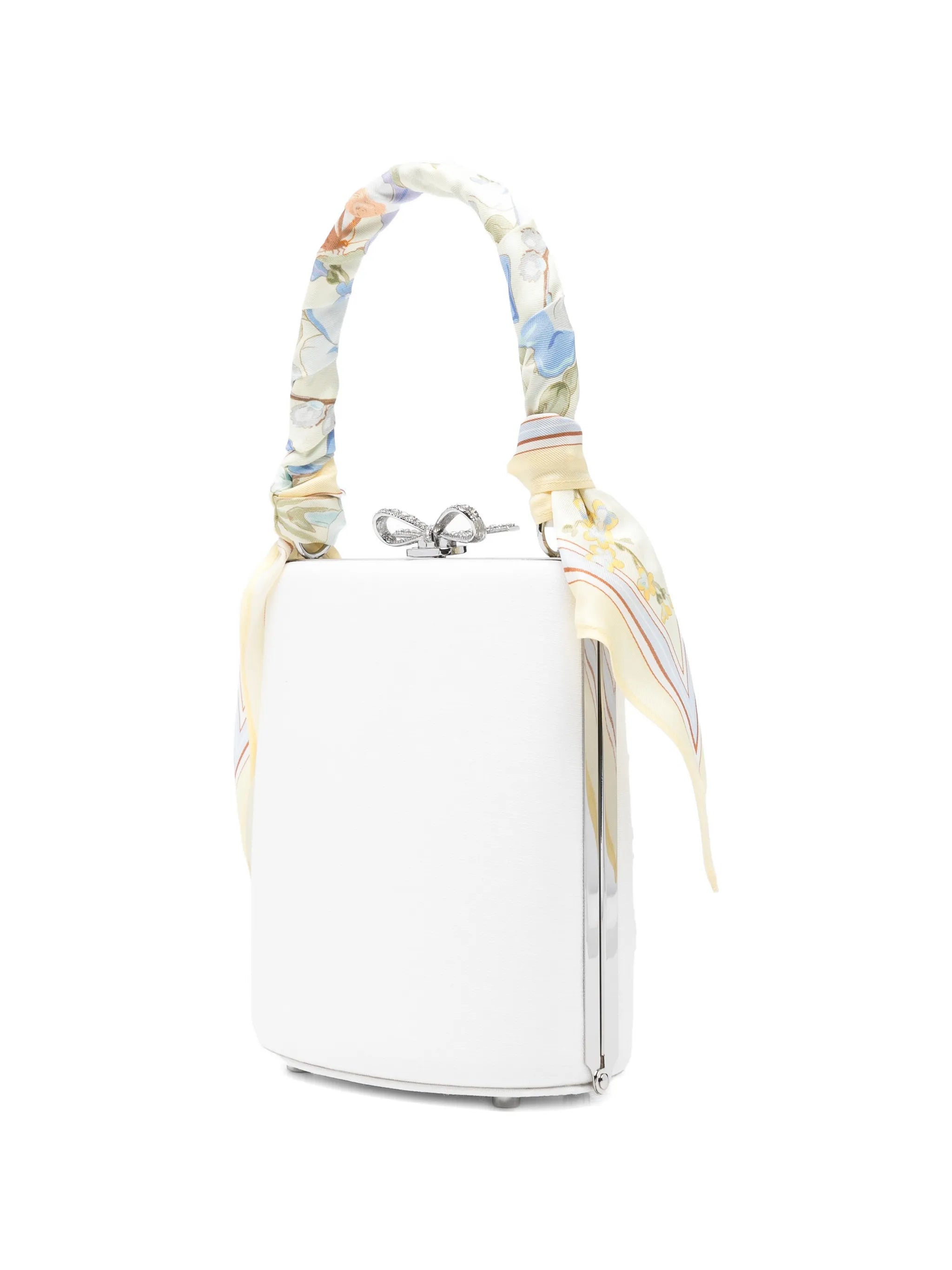 bow-detail clutch bag