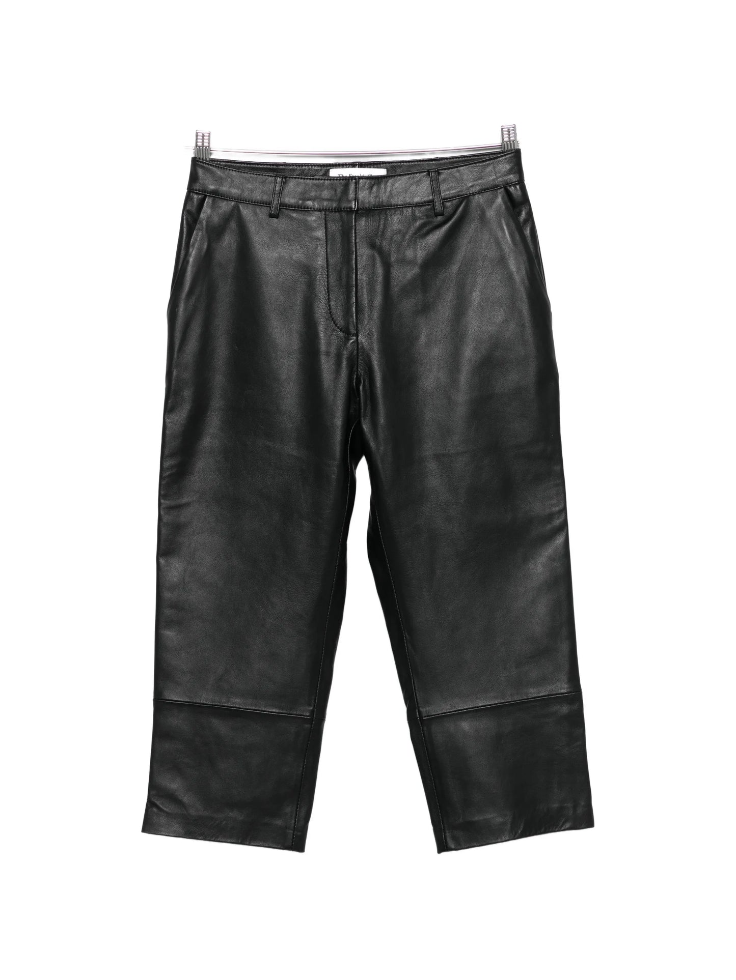 Lior leather capri trousers