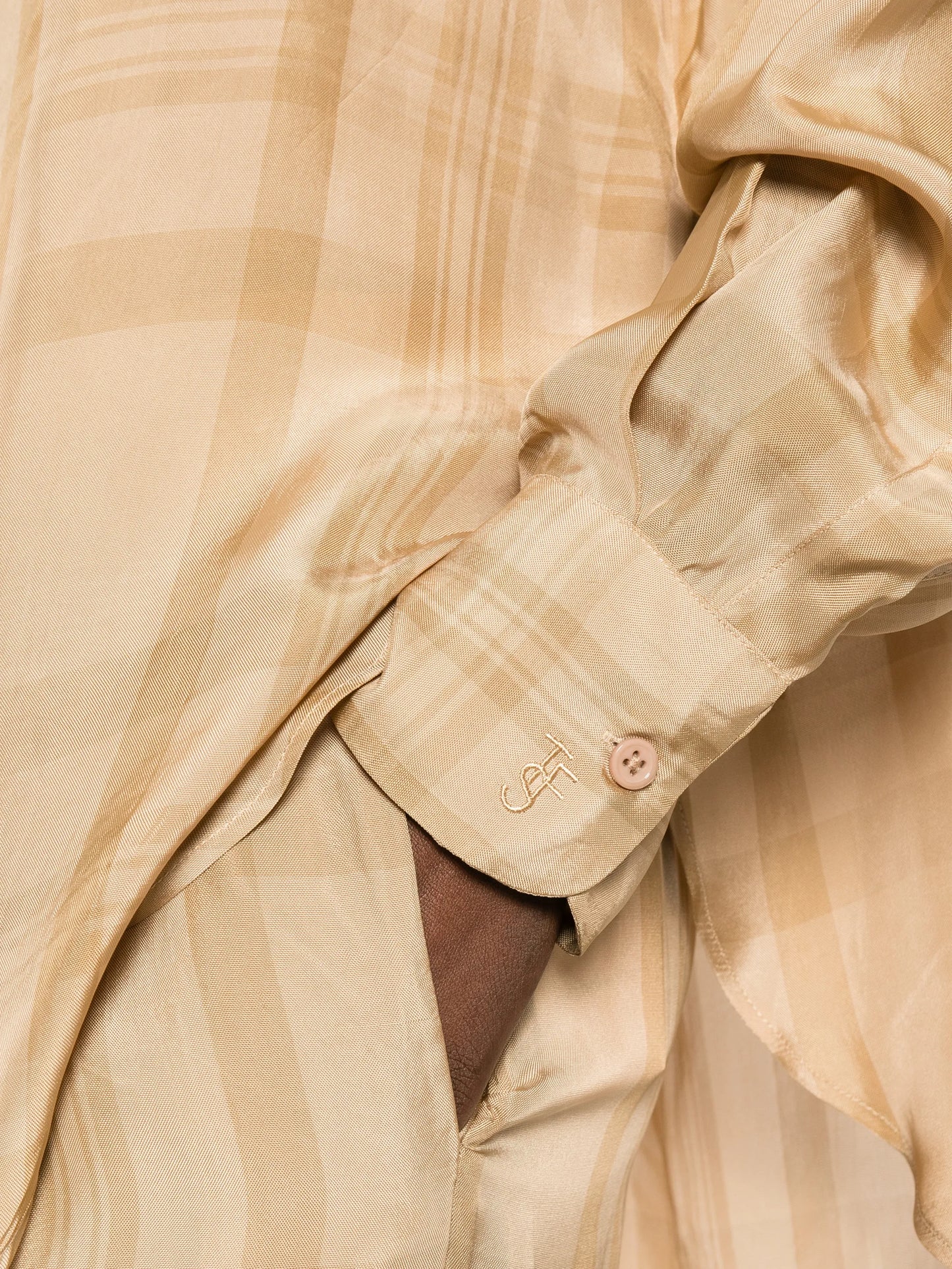 Peri check-pattern shirt