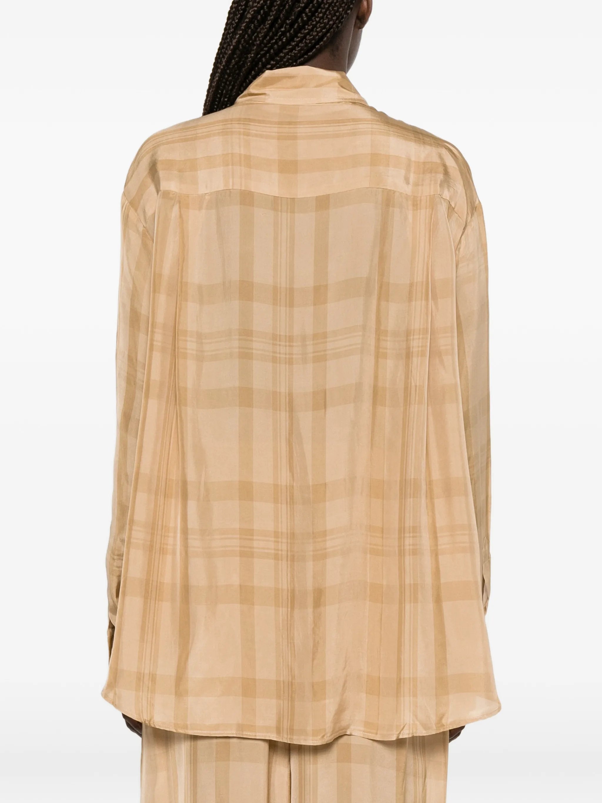 Peri check-pattern shirt