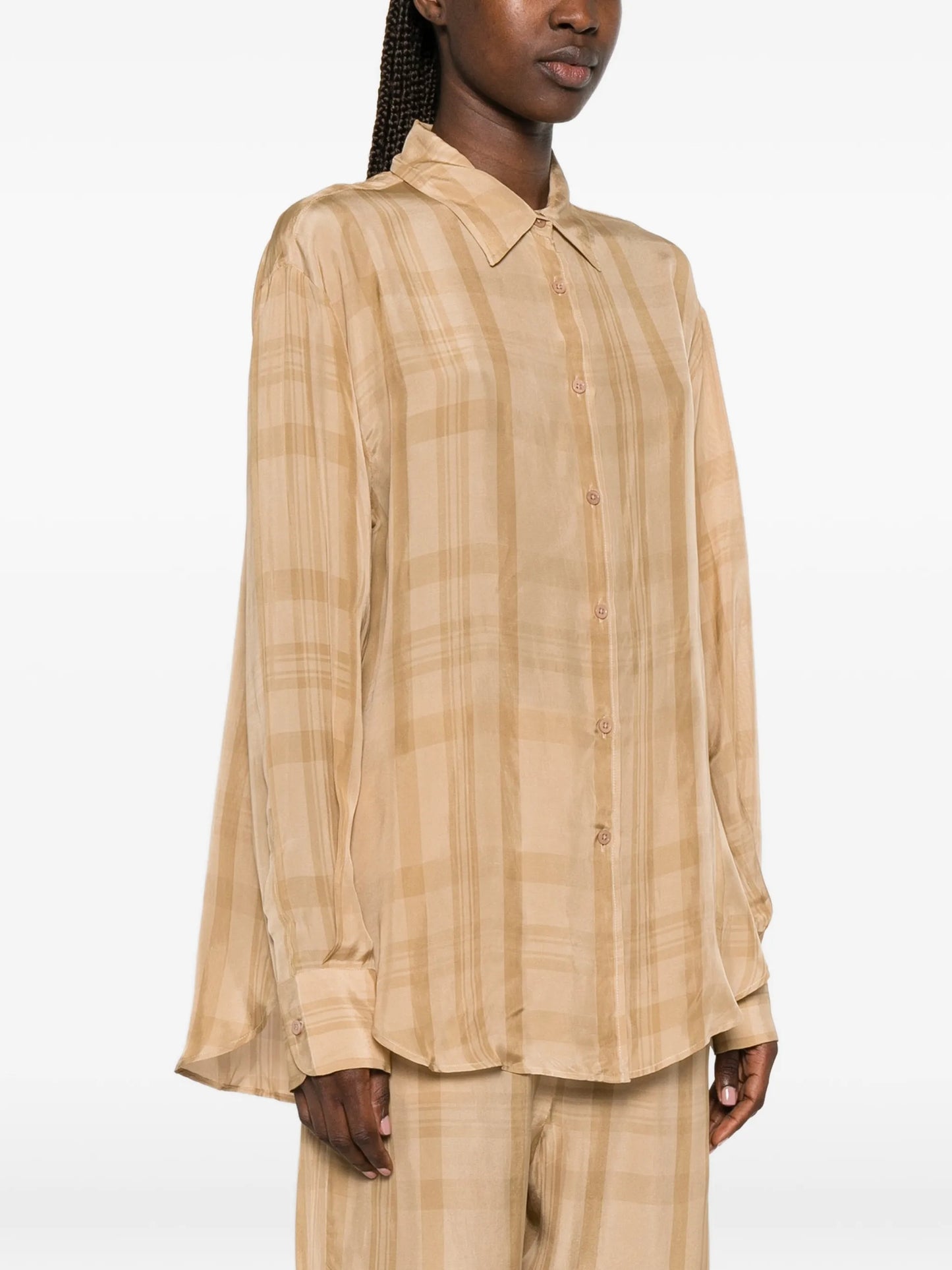 Peri check-pattern shirt