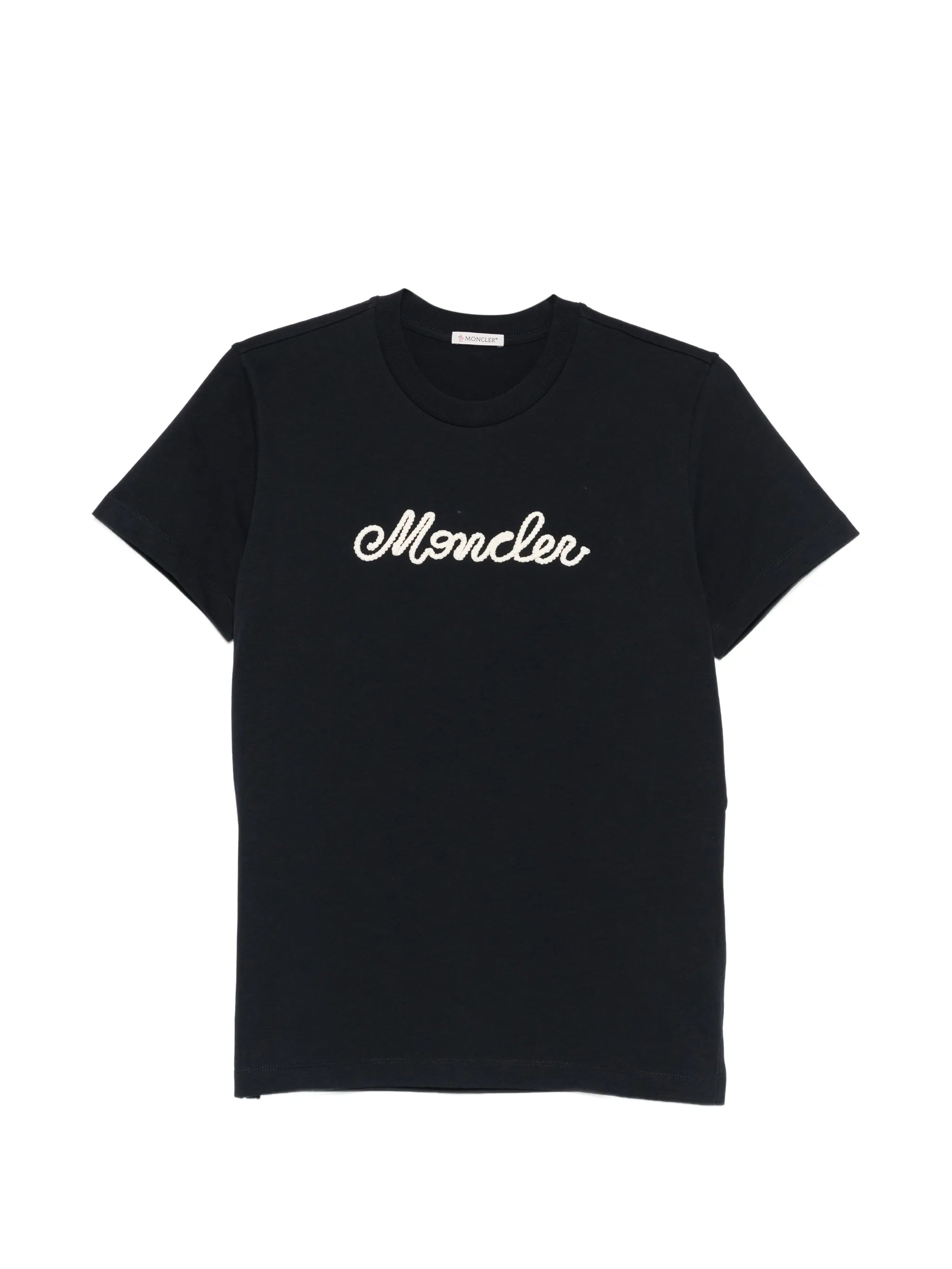 logo-embroidered T-shirt