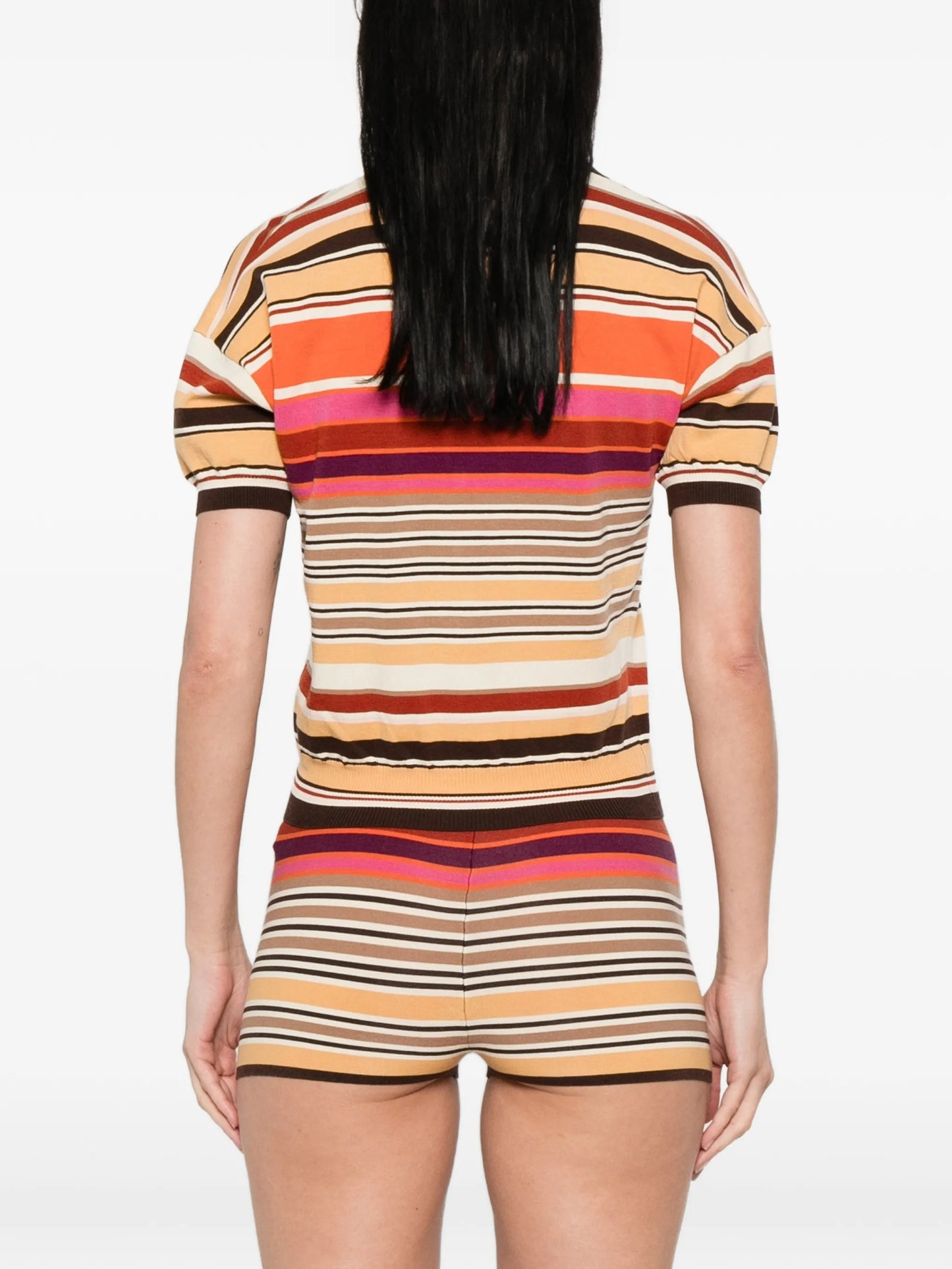 striped polo shirt