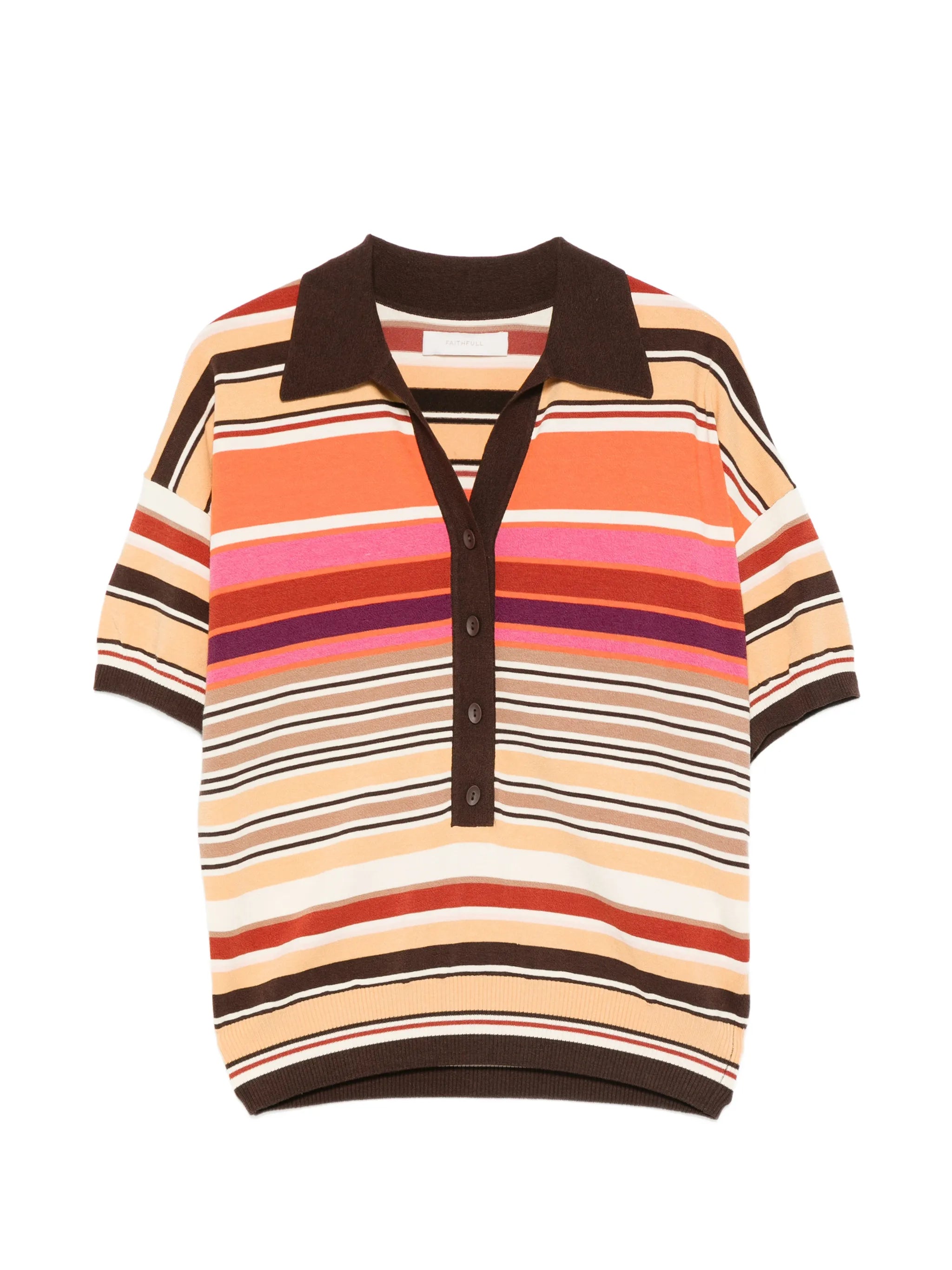 striped polo shirt