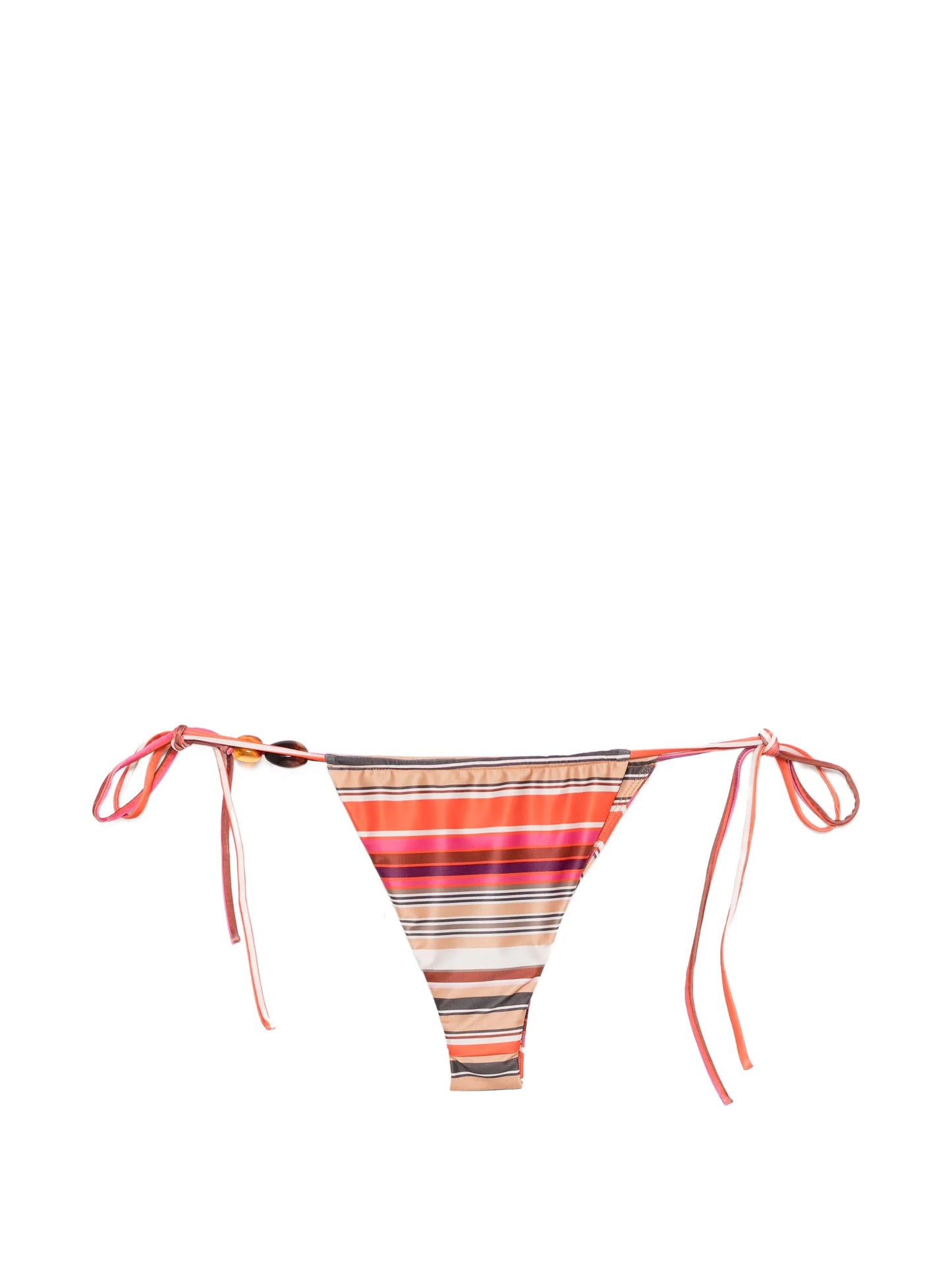 Ombra striped-pattern bikini bottoms
